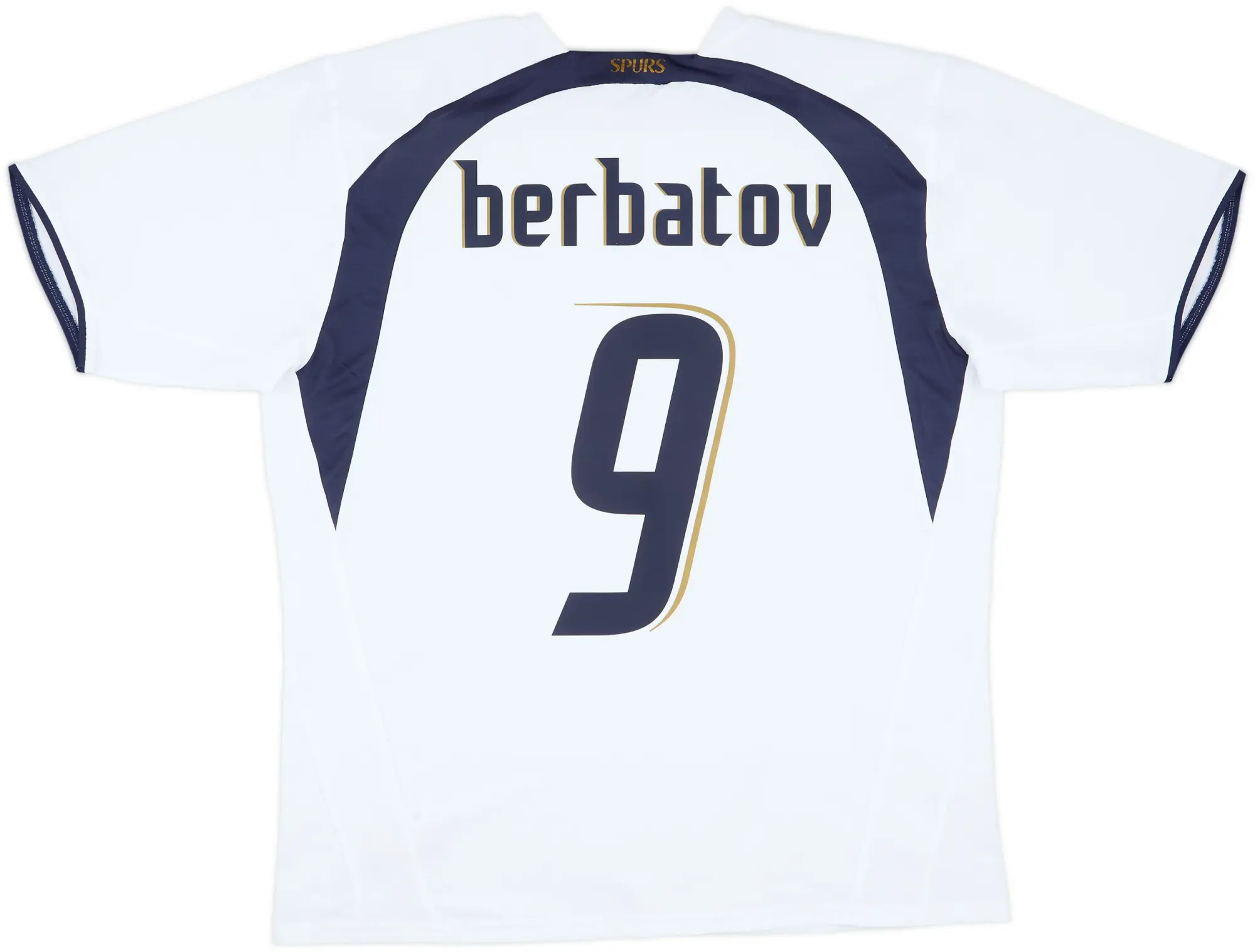 2006-07 Tottenham Home Shirt Berbatov #9 - 8/10 - (L)