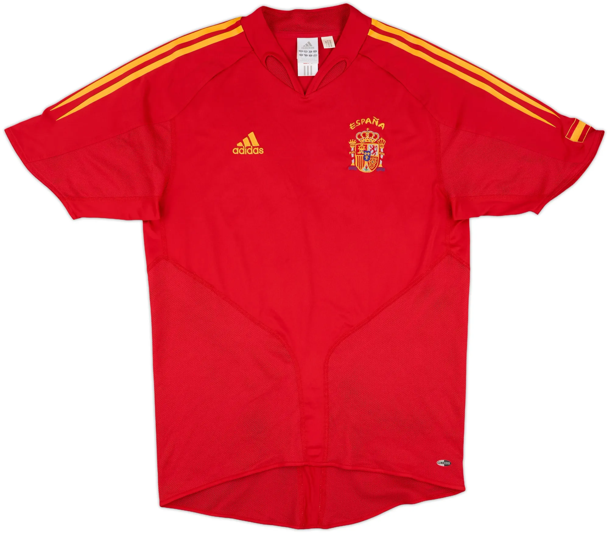 adidas Spain Mens SS Home Shirt 2004