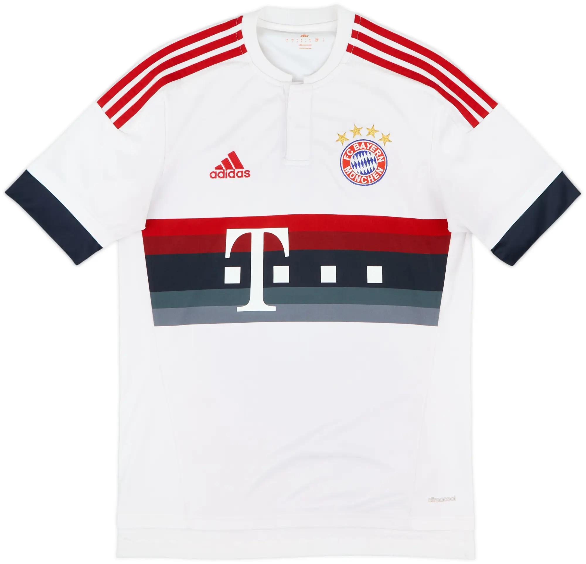 adidas Bayern Munich Mens SS Away Shirt 2015/16