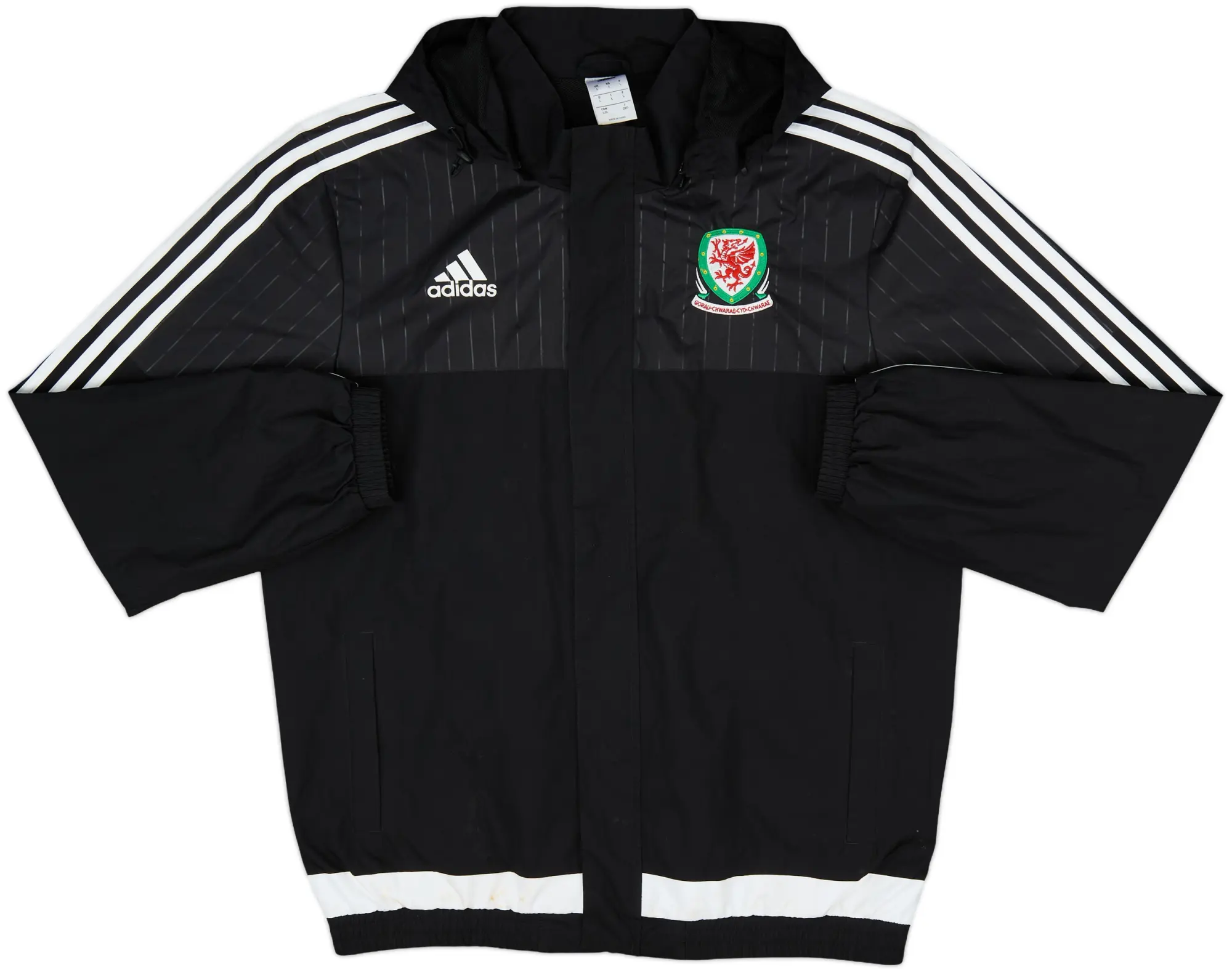 2015-16 Wales adidas Hooded Track Jacket - 6/10 - (L)