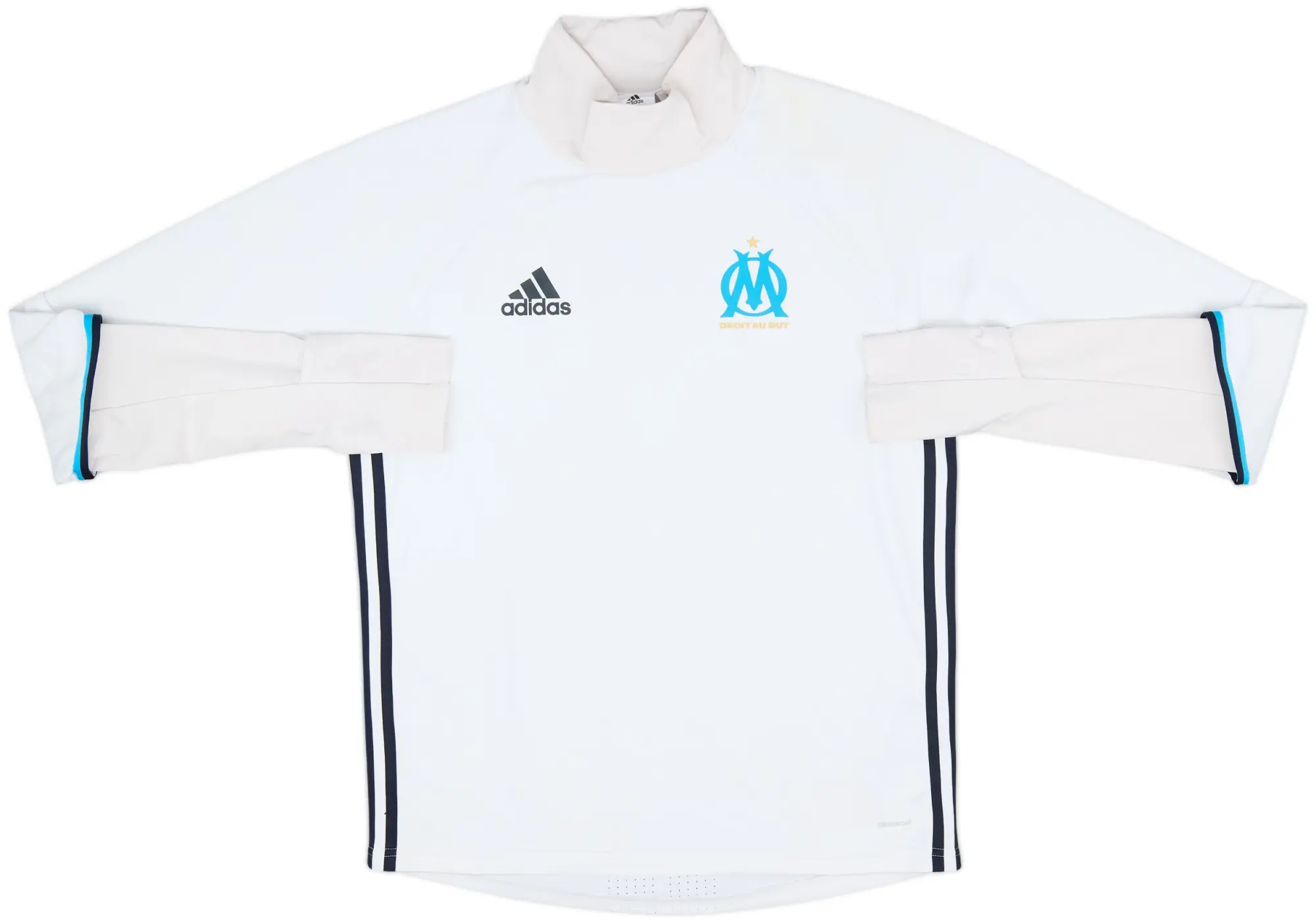 2016-17 Olympique Marseille adidas Drill Top - 6/10 - (M)