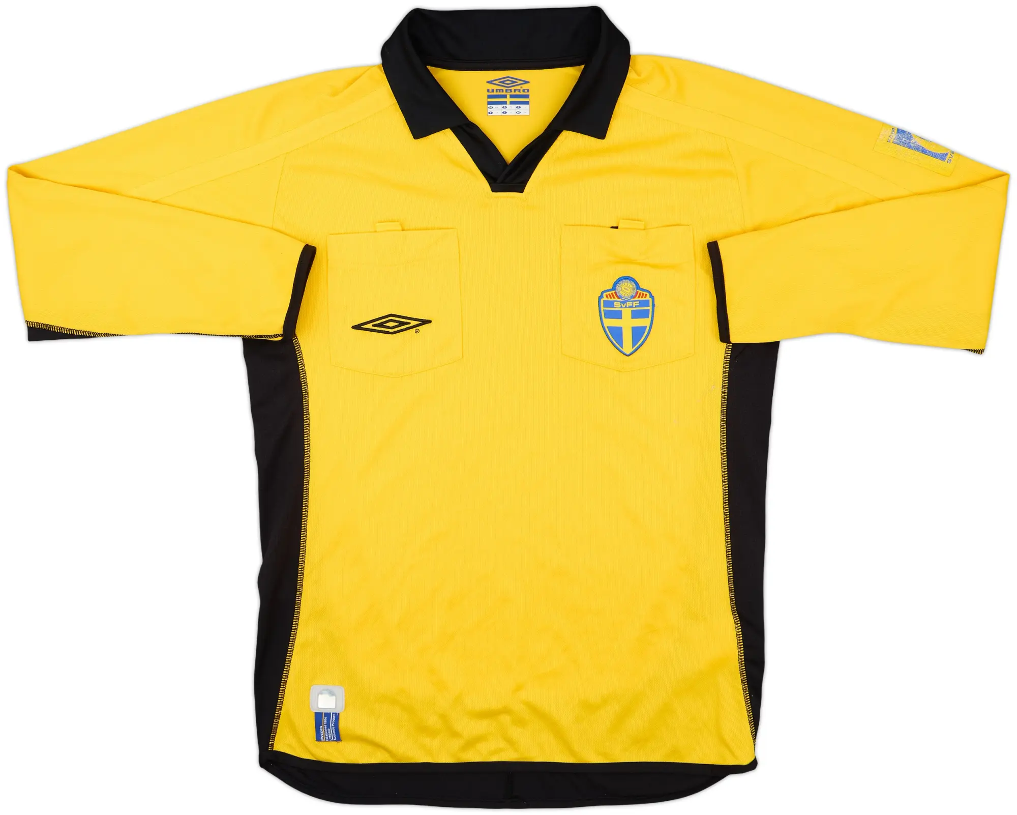 Umbro Sweden Mens LS Home Shirt 2000