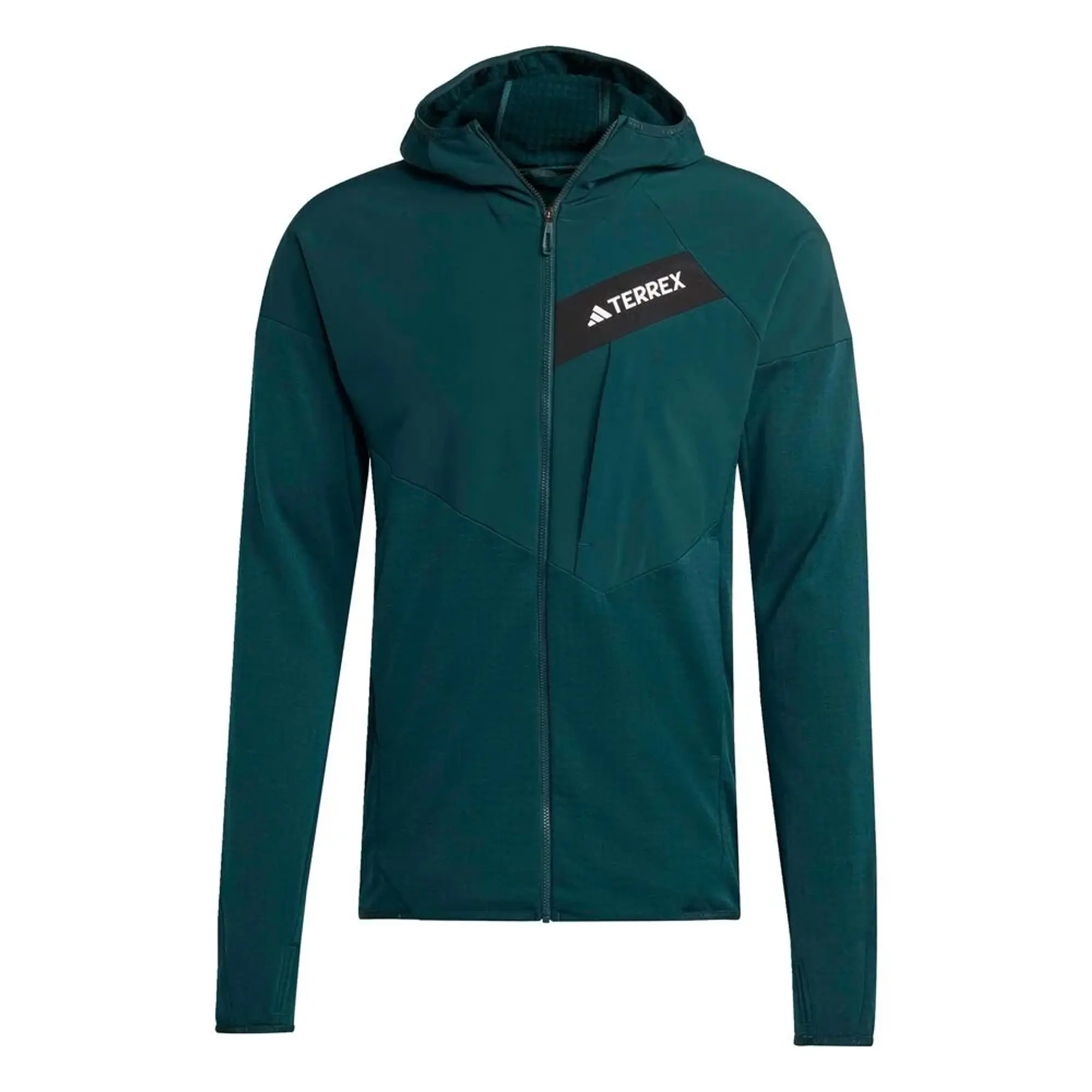 adidas Terrex TRK ClimaWarm Fleece Running Jacket Men - Green