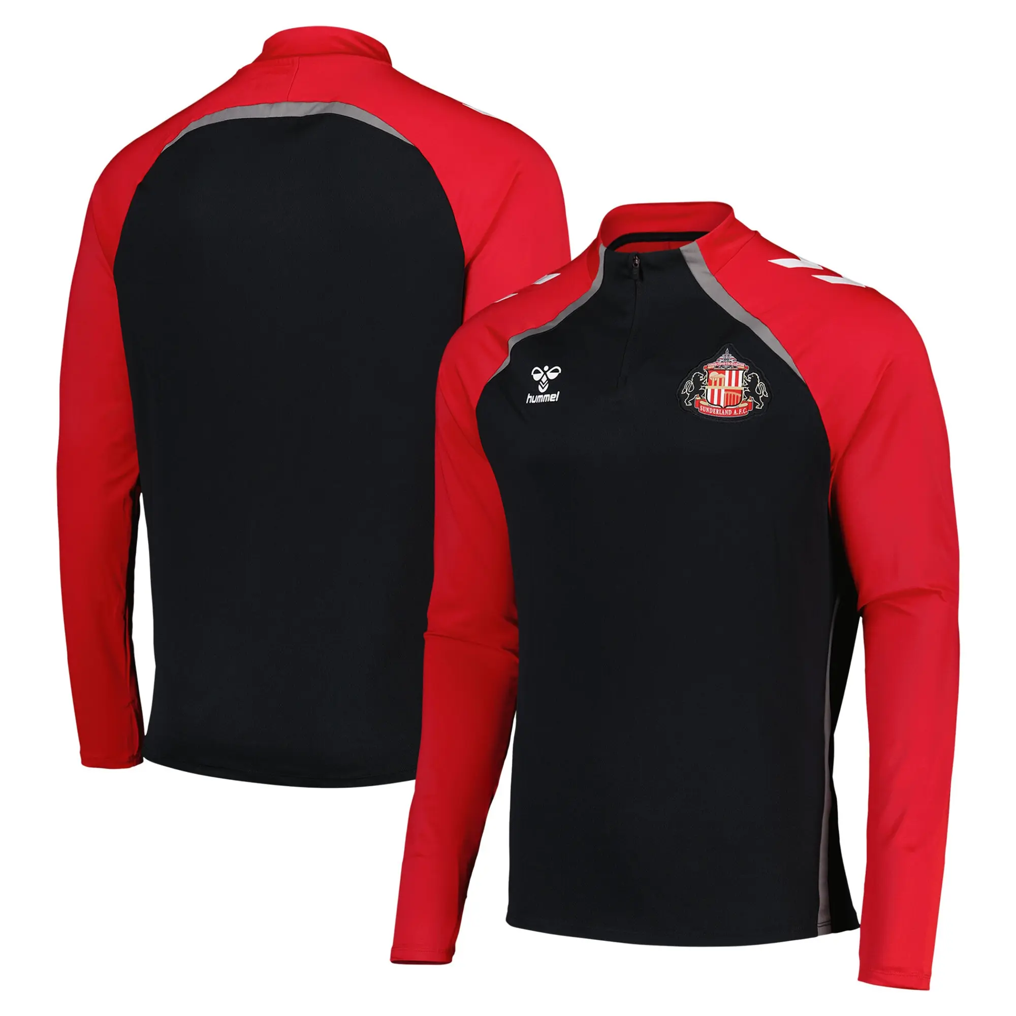 Sunderland Hummel Training Half Zip - Black