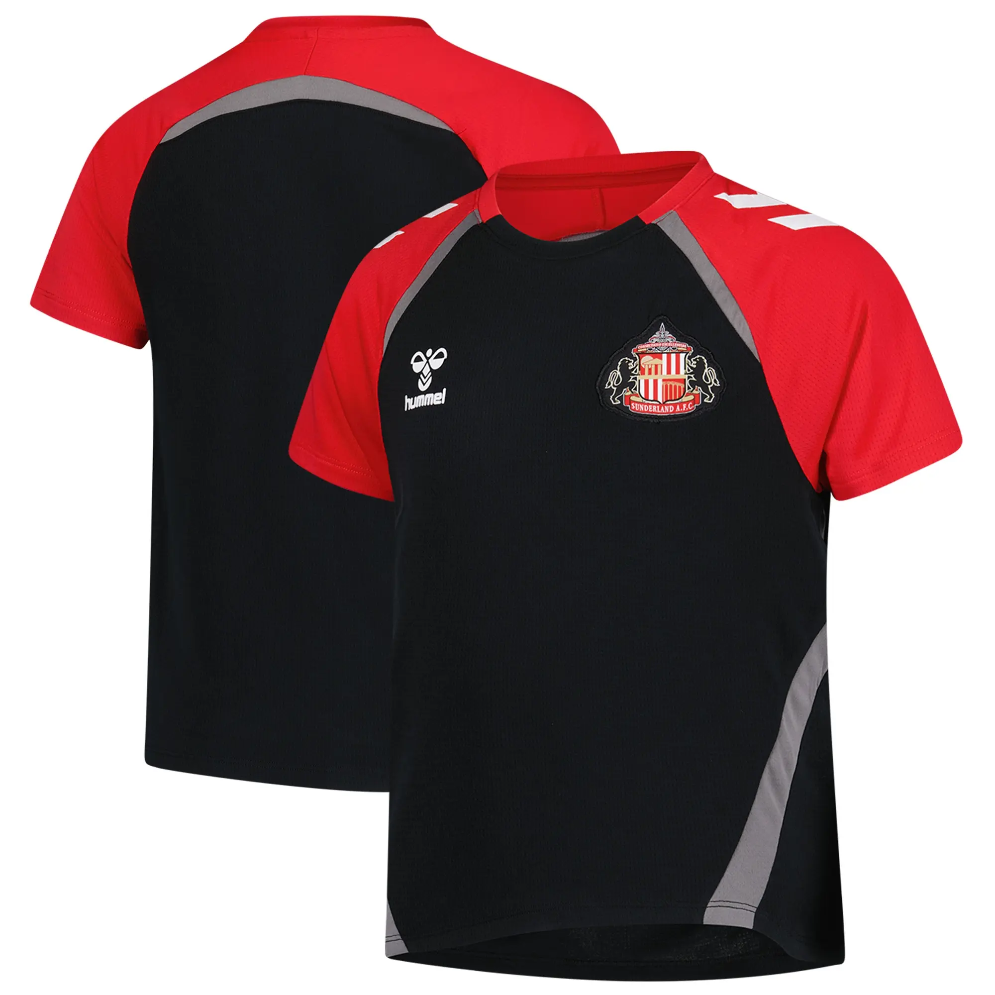 Sunderland Hummel Training Jersey - Black- Kids