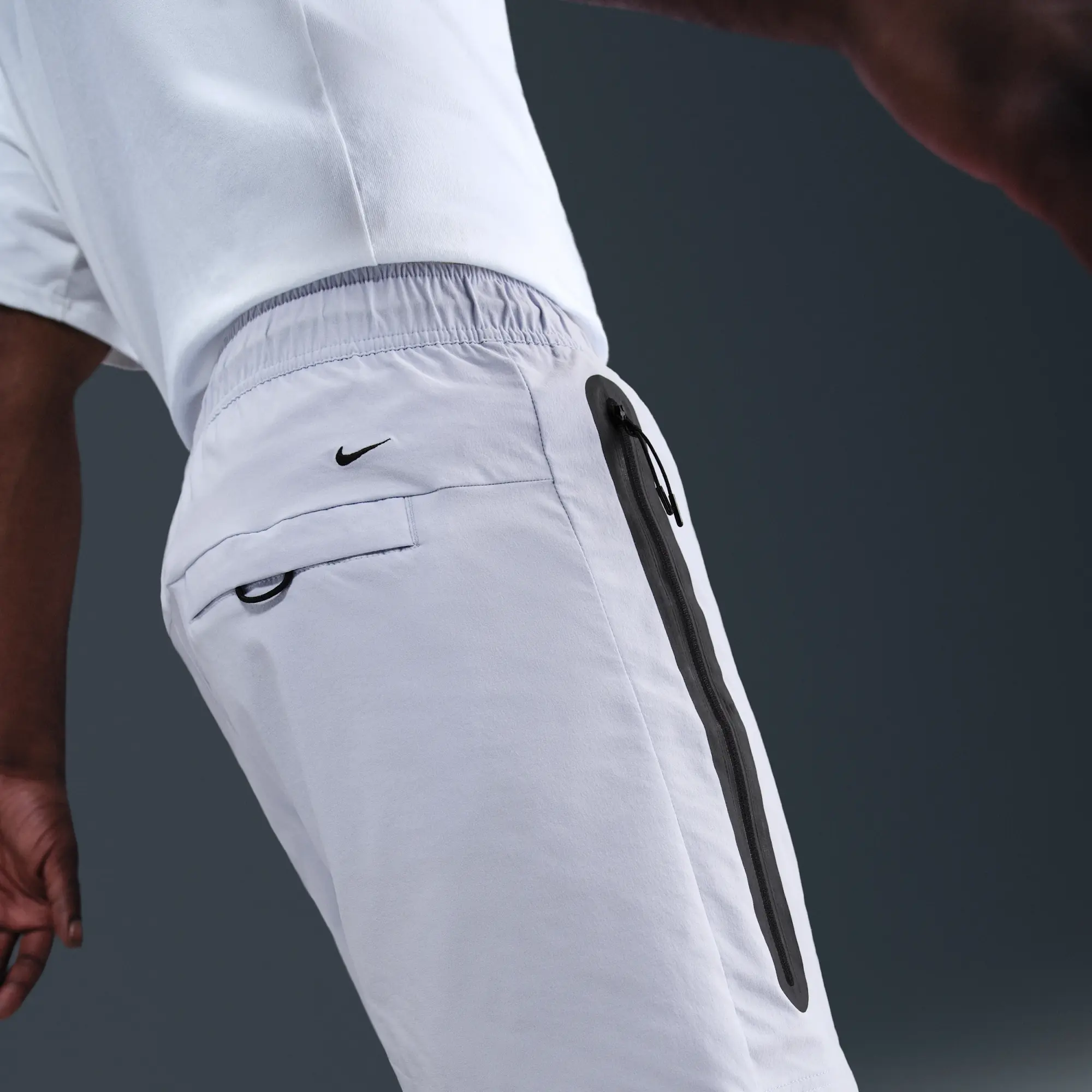 Nike Tech Men's Woven Shorts - Grey - Nylon/Elastane