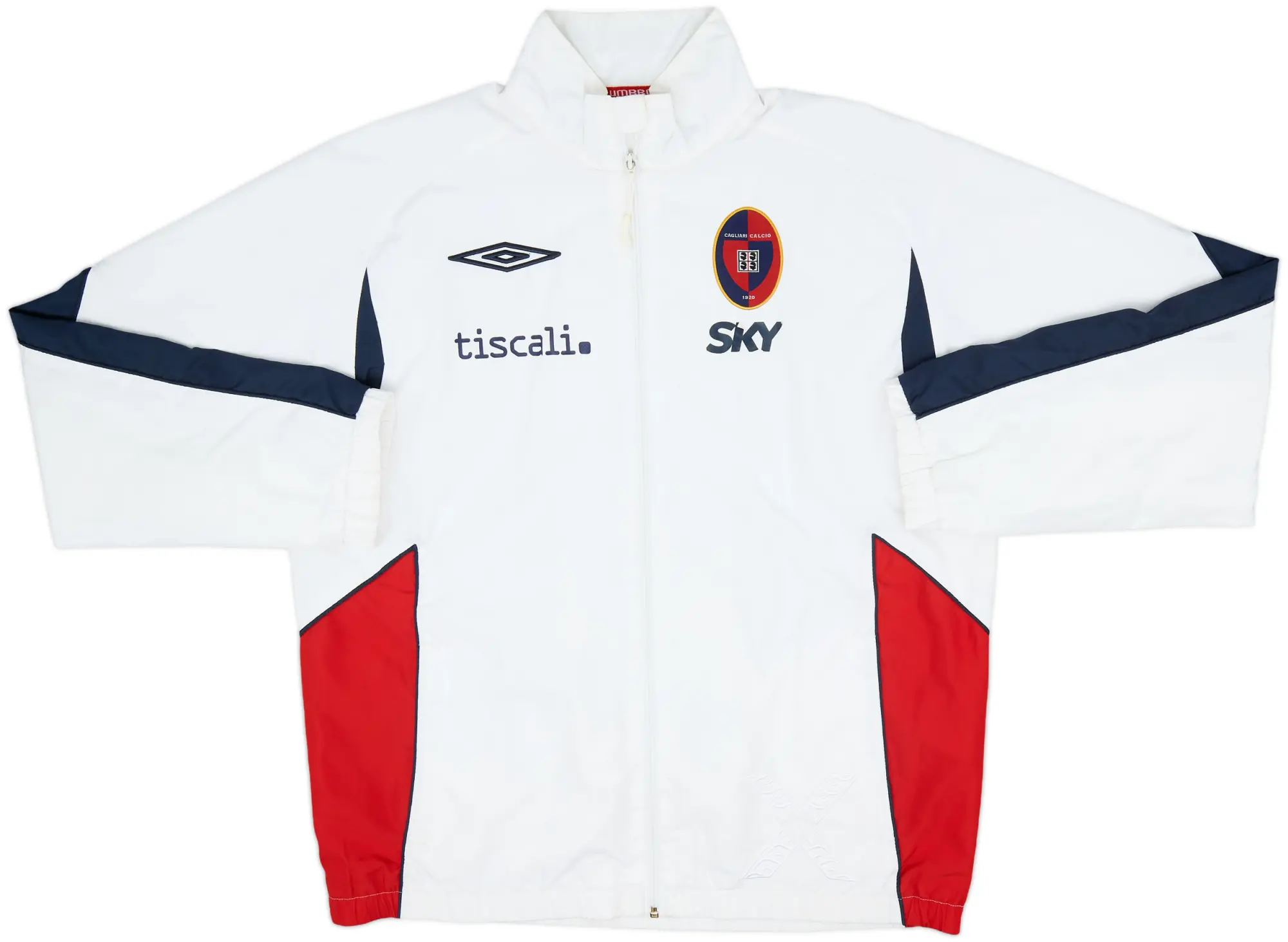 2007-08 Cagliari Umbro Track Jacket - 5/10 - (L)