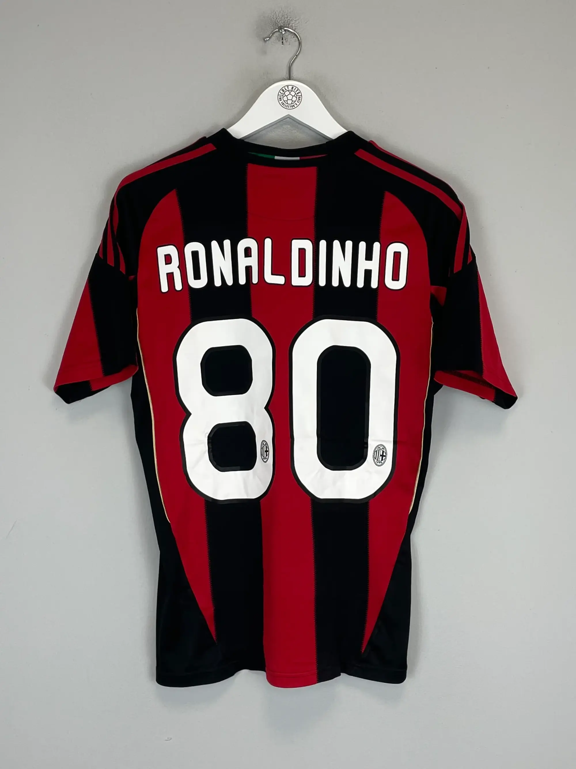 2010/11 AC MILAN RONALDINHO #80 HOME SHIRT (S) ADIDAS, Cult Kits