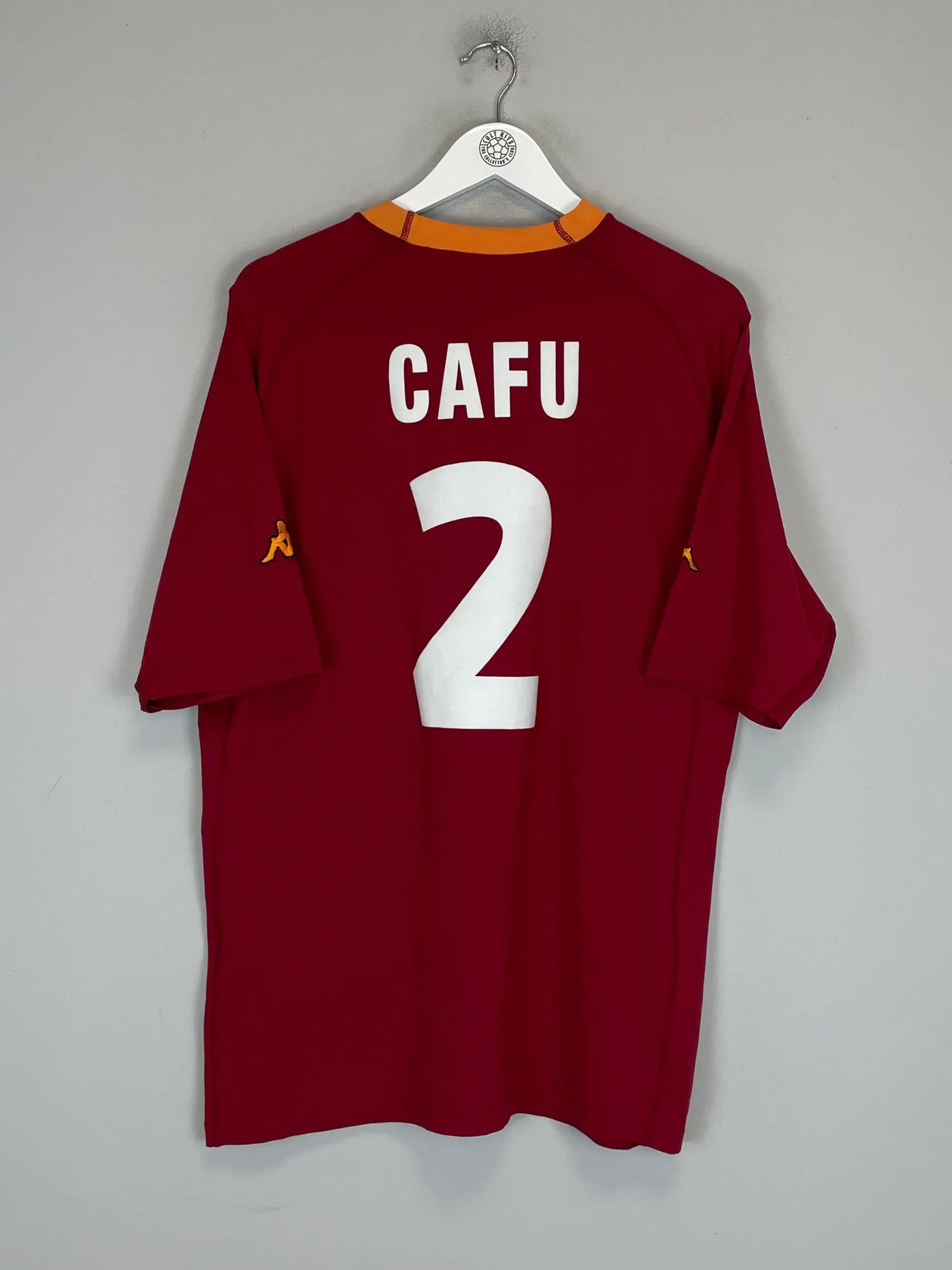 2000/01 ROMA CAFU #2 HOME SHIRT (XXL) KAPPA, Cult Kits