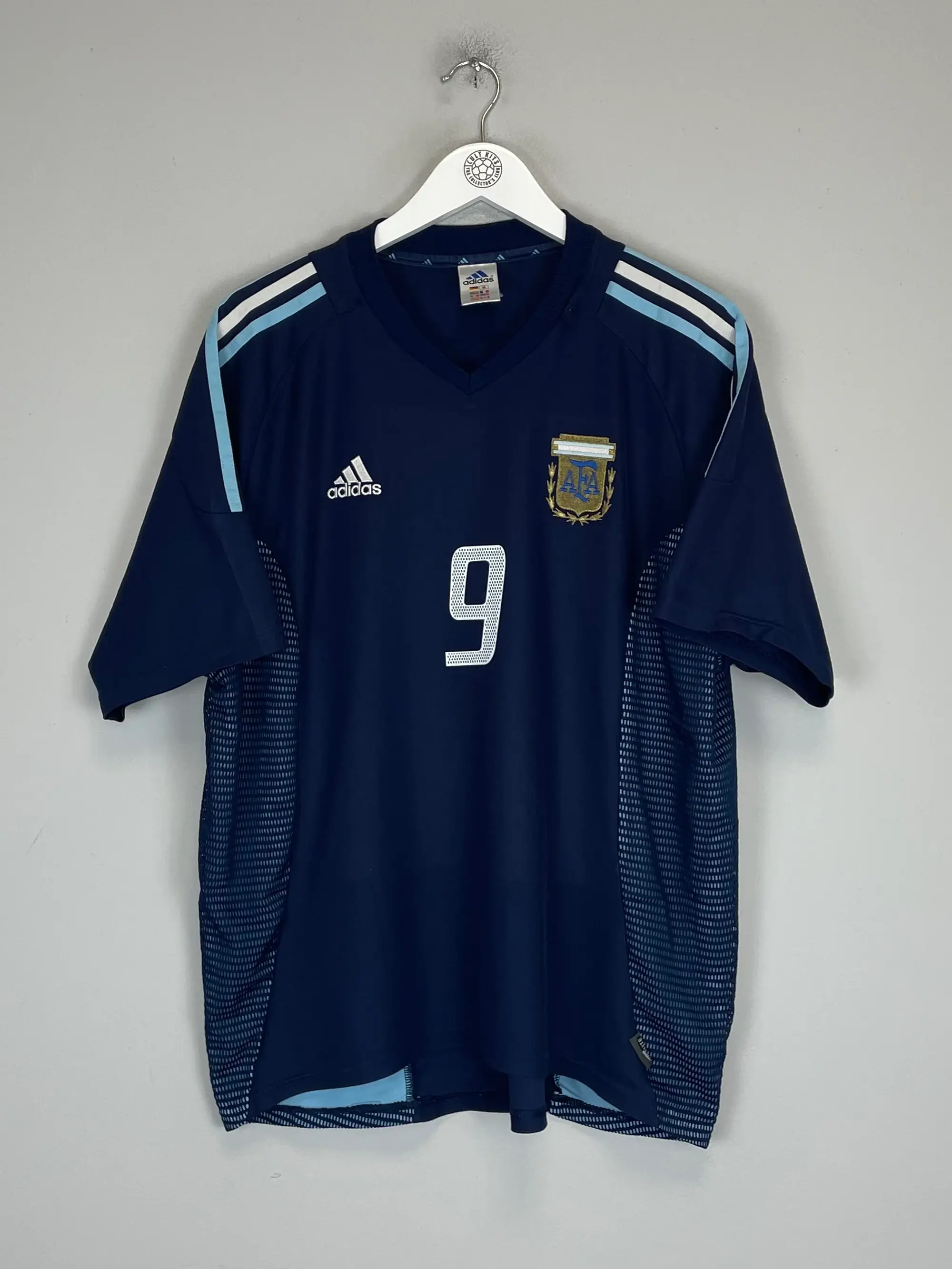 2002/03 ARGENTINA BATISTUTA #9 AWAY SHIRT (XL) ADIDAS, Cult Kits