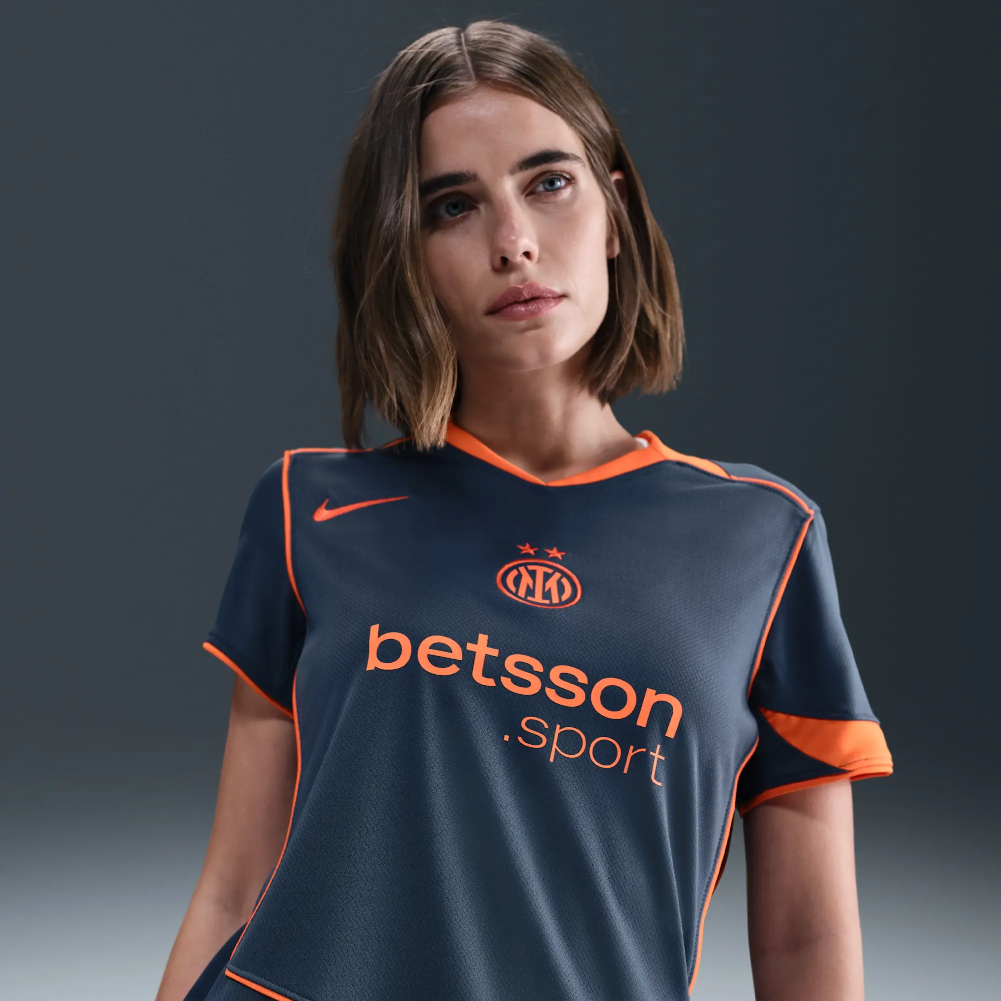 Inter Milan 2025/26 Stadium Third Women's Nike Dri-FIT Total 90 Football Replica Shirt - Blue - Polyester