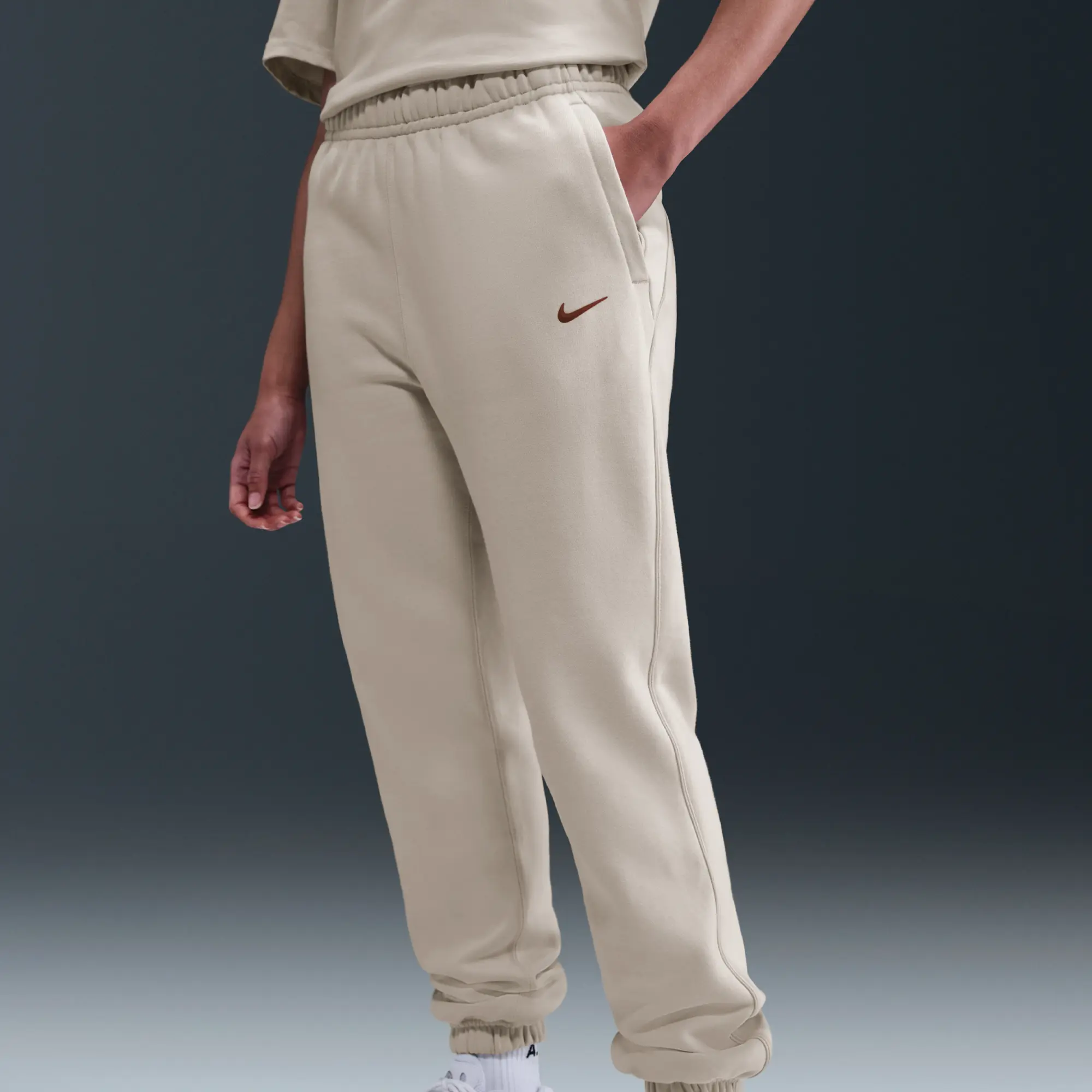 Nike NOCTA NOCTA Fleece CS Tracksuit Bottoms - Brown - Cotton/Polyester