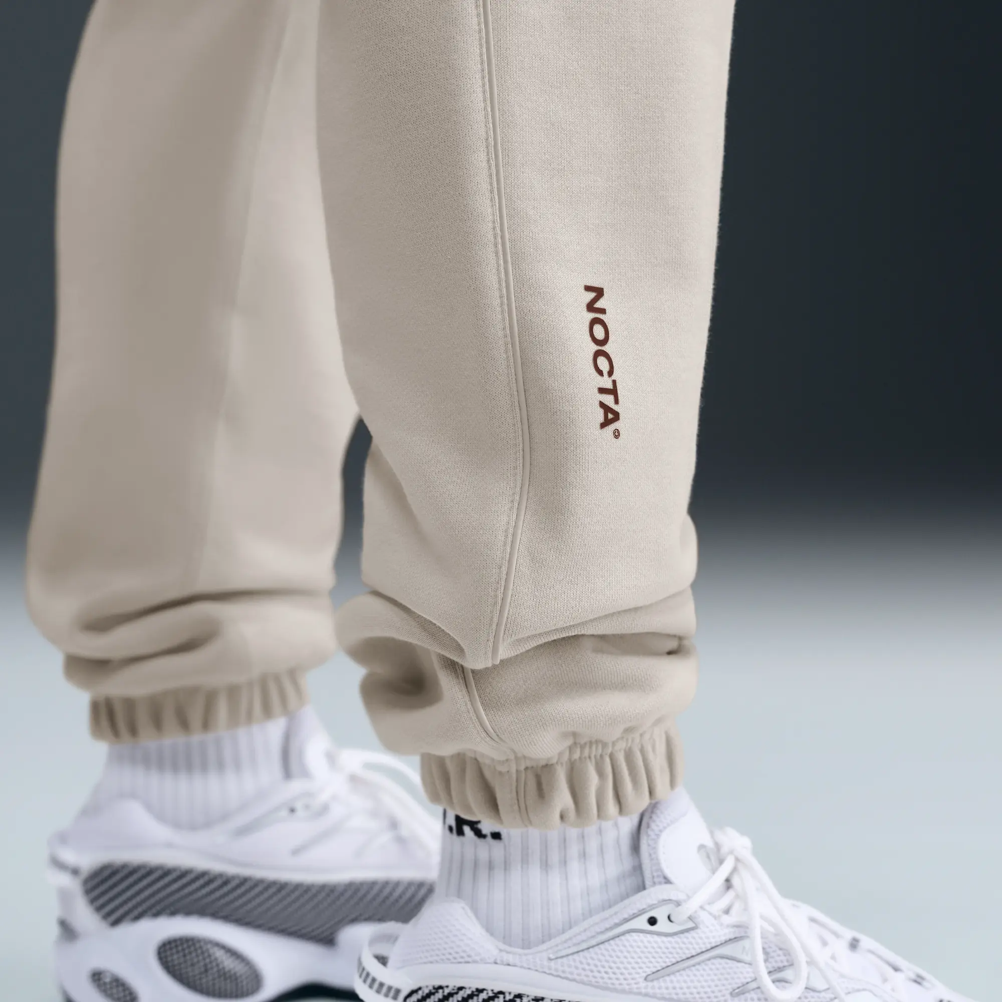 Nike NOCTA NOCTA Fleece CS Tracksuit Bottoms - Brown - Cotton/Polyester
