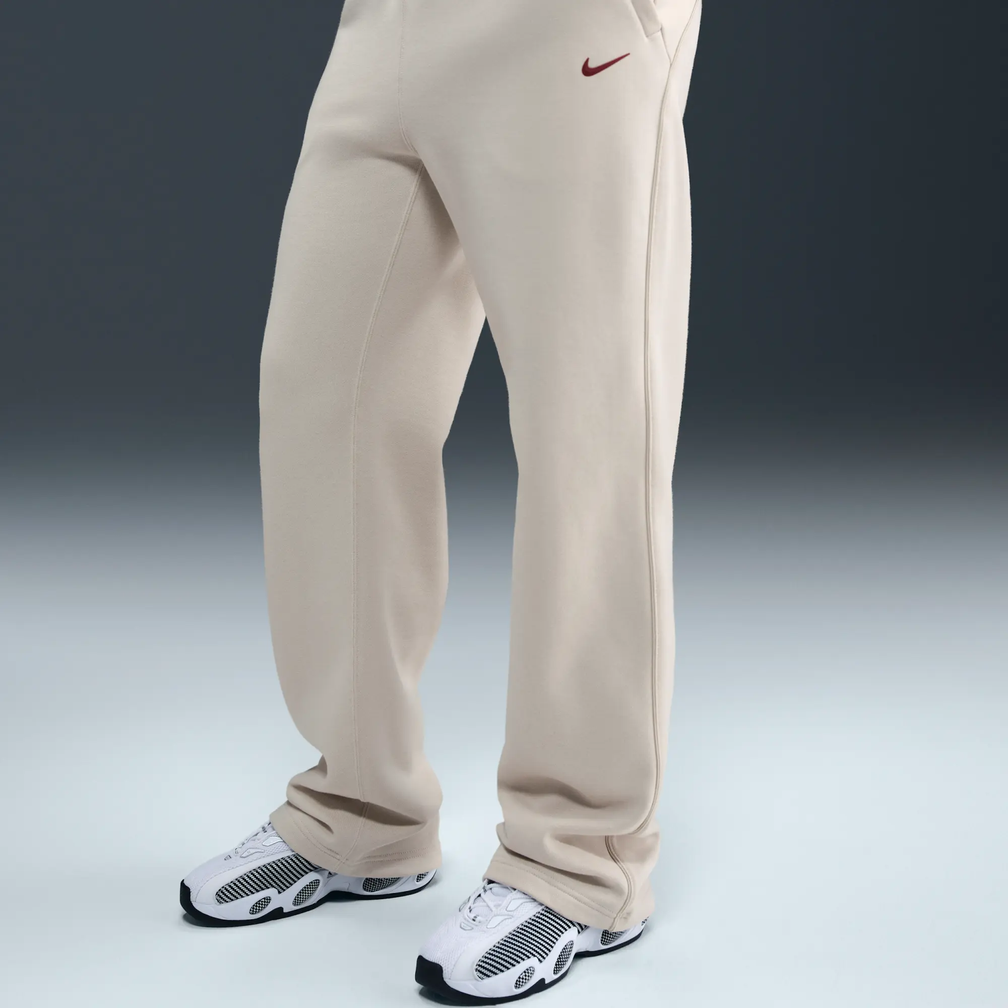 Nike NOCTA NOCTA Fleece CS Open-Hem Tracksuit Bottoms - Brown - Cotton/Polyester