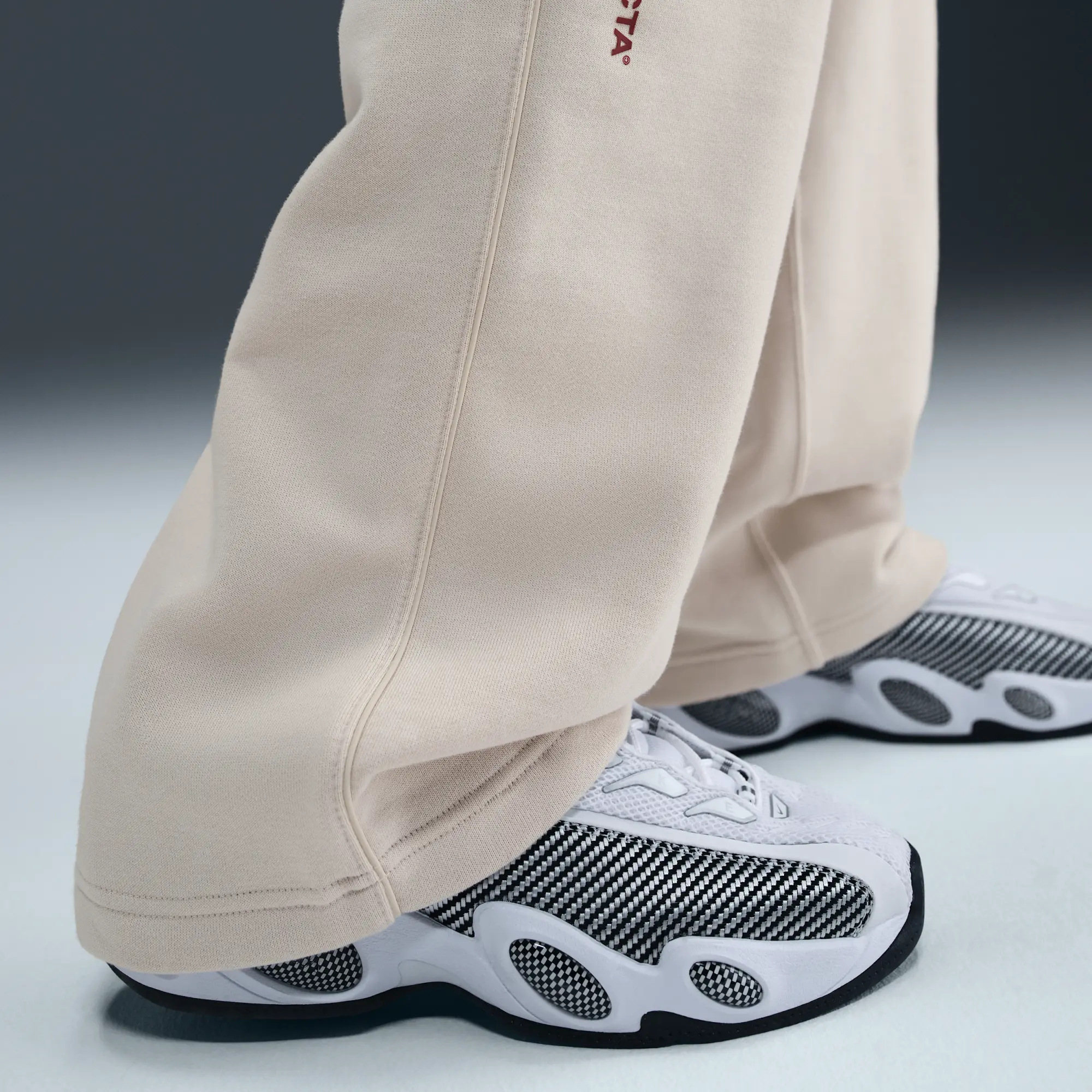 Nike NOCTA NOCTA Fleece CS Open-Hem Tracksuit Bottoms - Brown - Cotton/Polyester