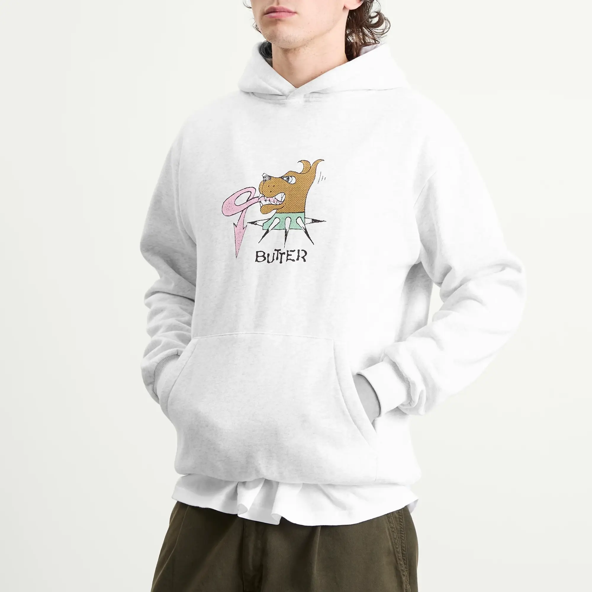 Butter Goods Men's Canine Hoodie Ash