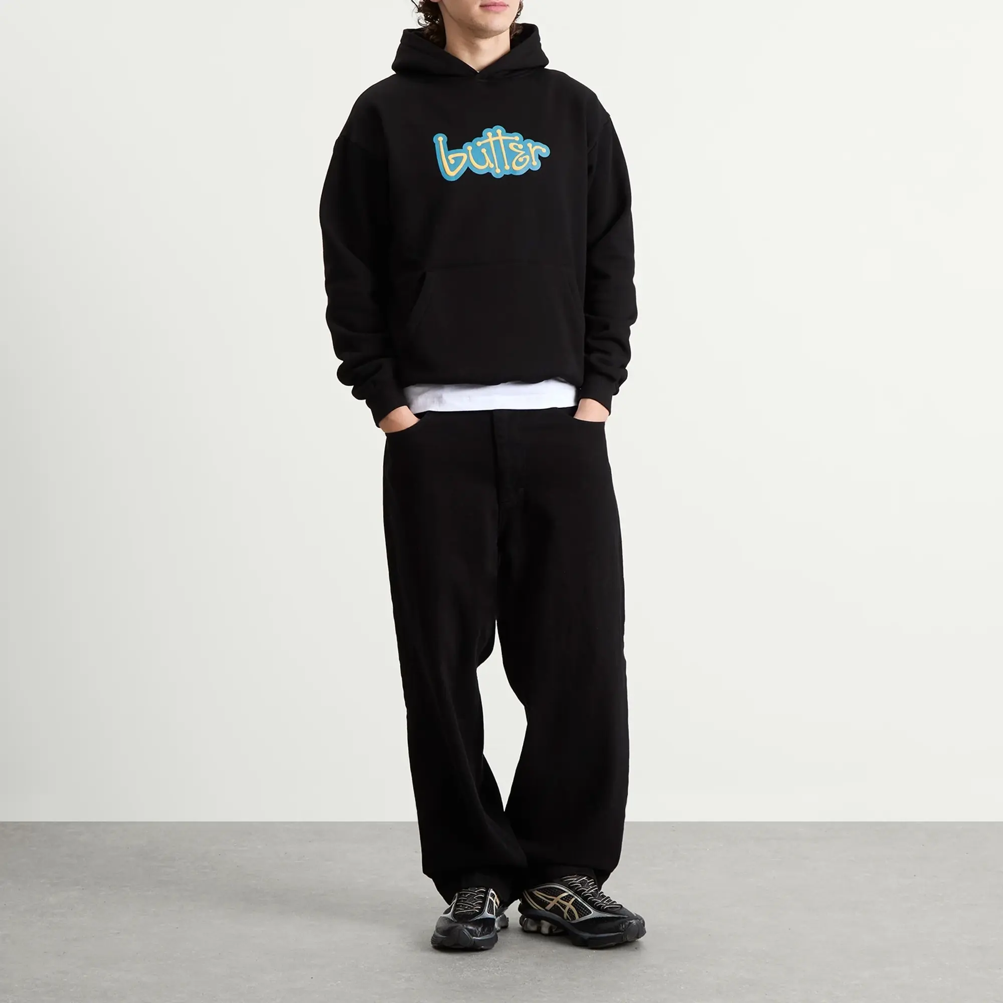 Butter Goods Men's Connection Hoodie Black
