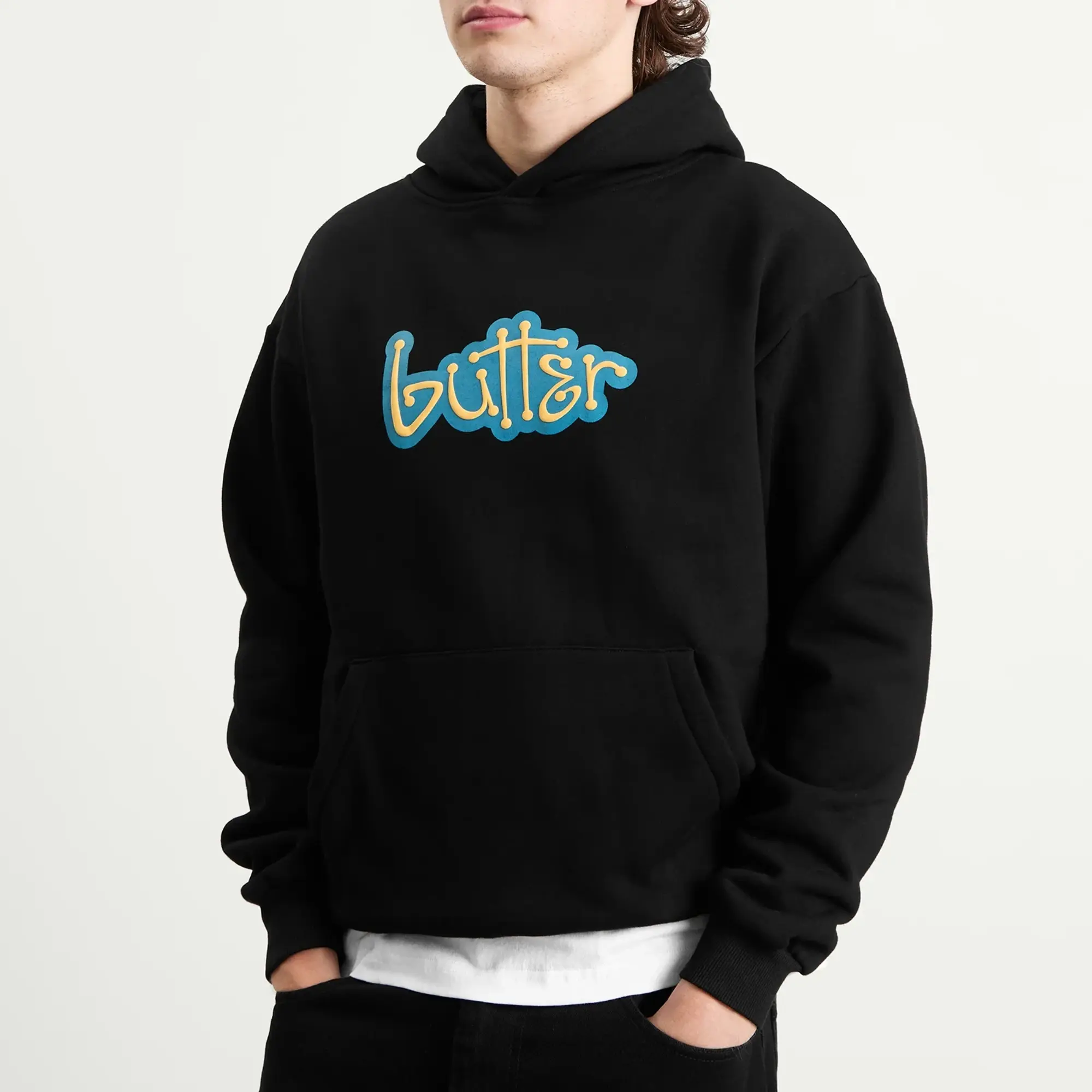 Butter Goods Men's Connection Hoodie Black