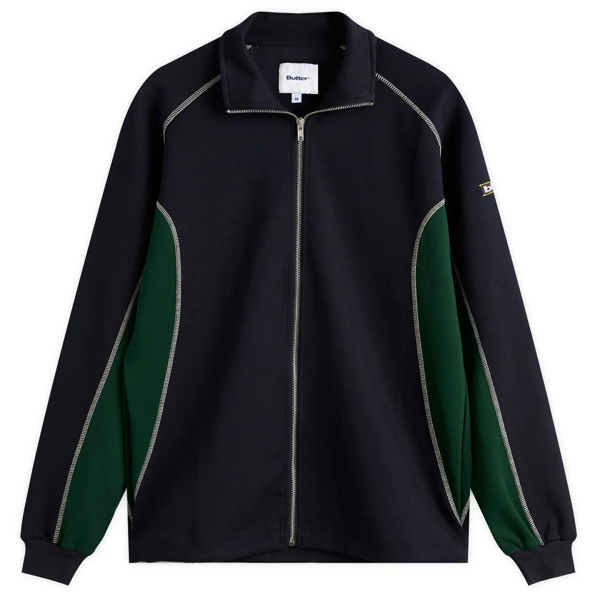 Butter Goods Men's Warped Track Jacket Navy