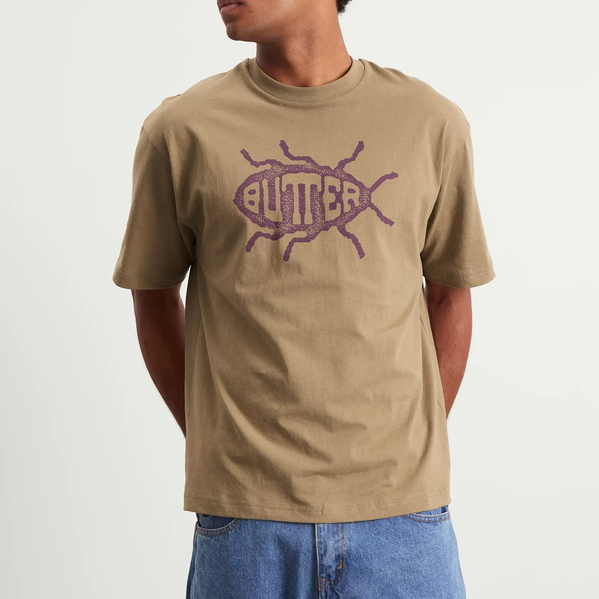 Butter Goods Men's Roach T-Shirt Stone