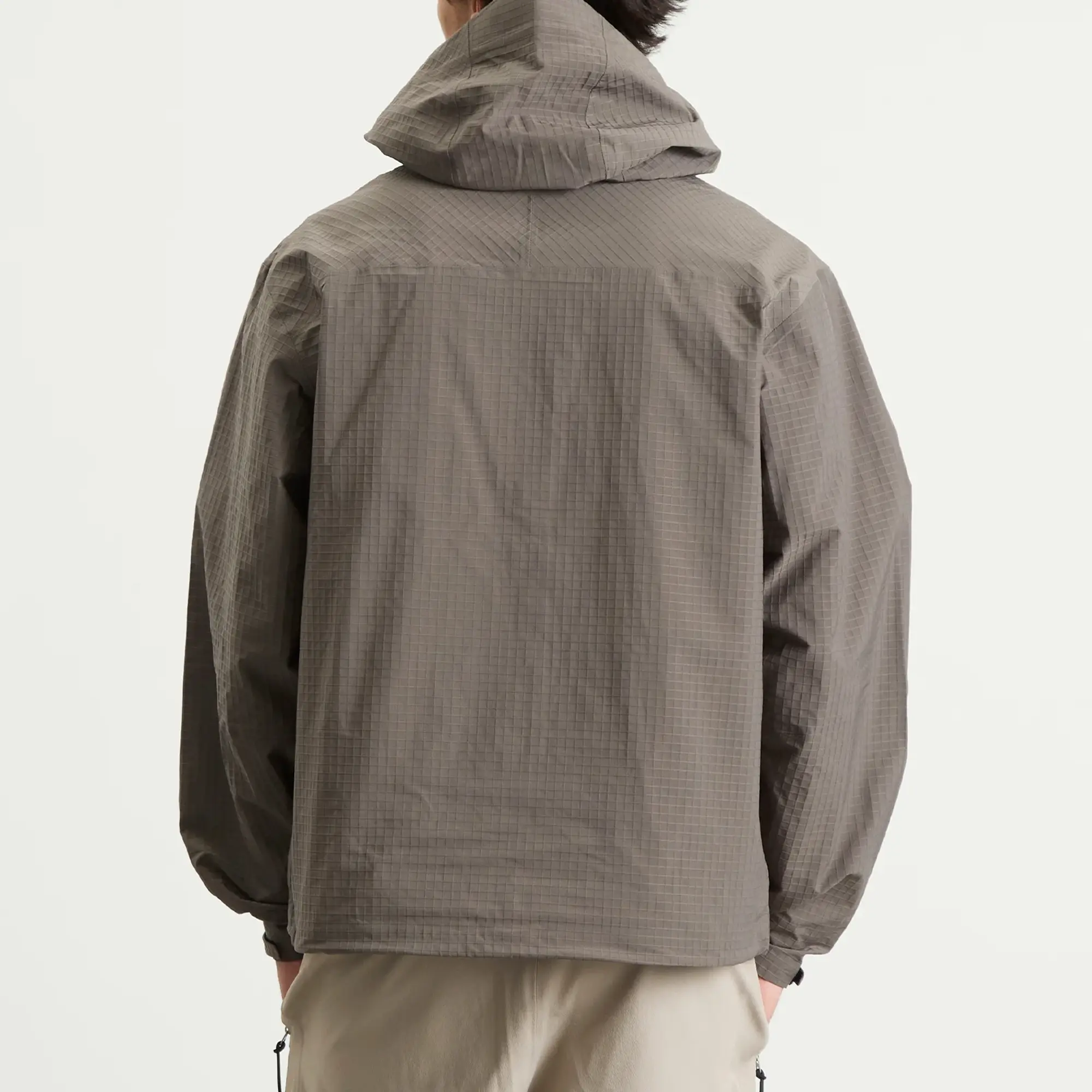 Hiking Patrol Men's Waypoint Ripstop Hooded Jacket Dark Taupe
