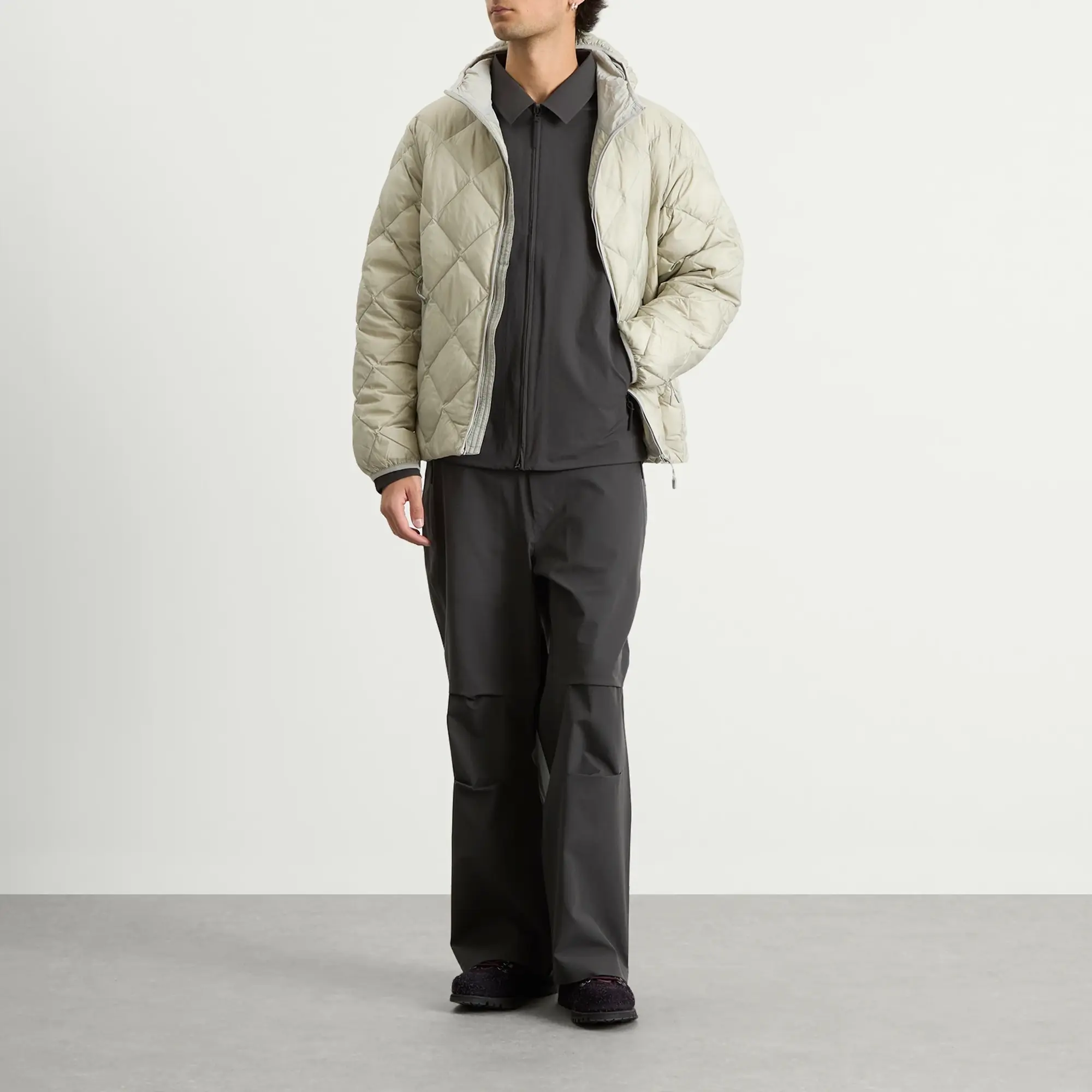 Hiking Patrol Men's Base LT Down Hooded Jacket Sand