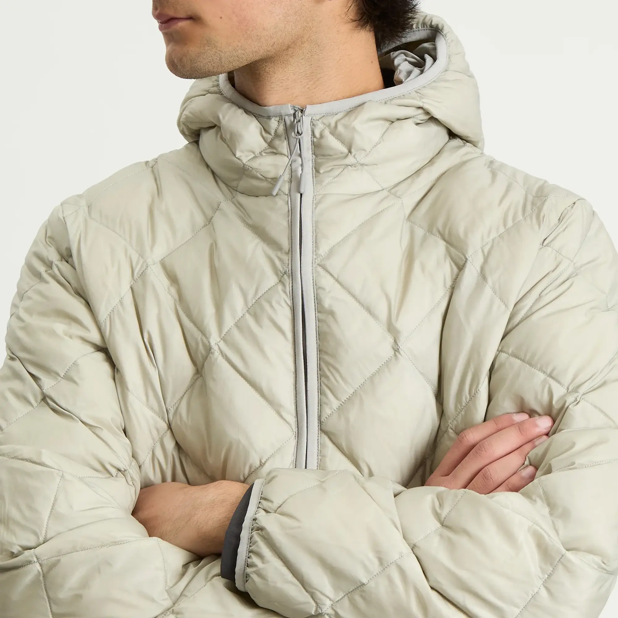 Hiking Patrol Men's Base LT Down Hooded Jacket Sand