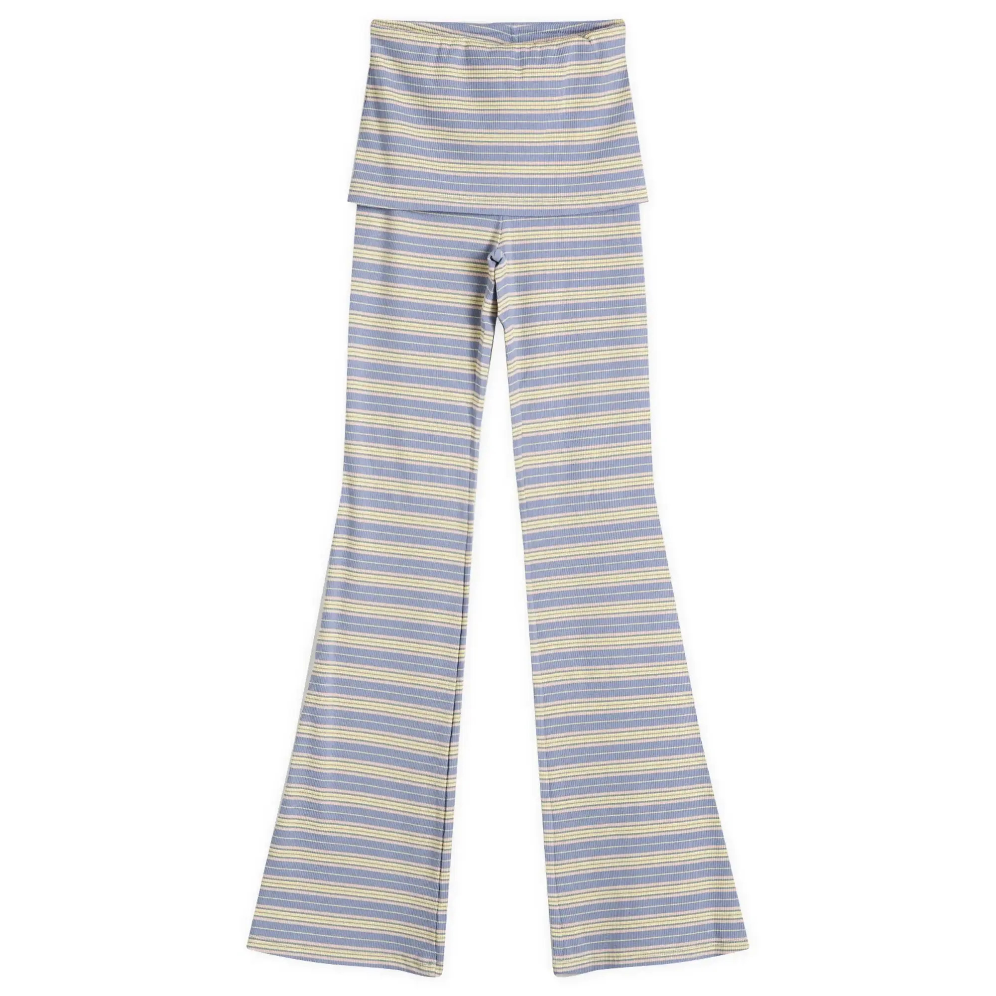 SUNDAYFRUITMARKET Women's Flared Trousers Skyblue