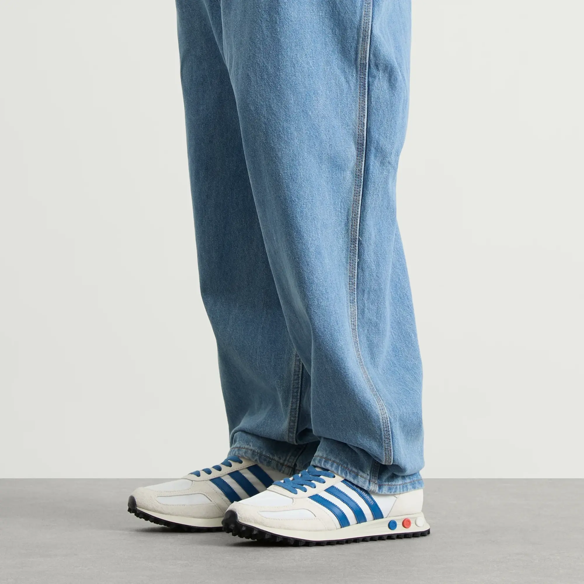 Adidas Men's La Trainer OG Sneaker Off White/Dark Marine/Crystal White