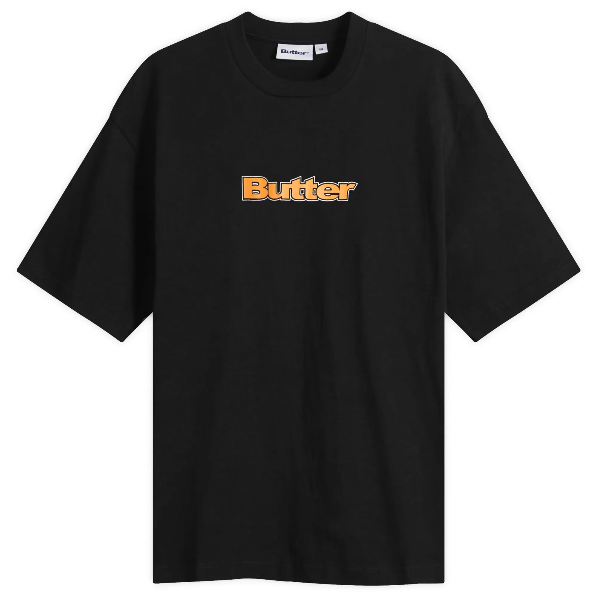 Butter Goods Men's Outline Logo T-Shirt Black