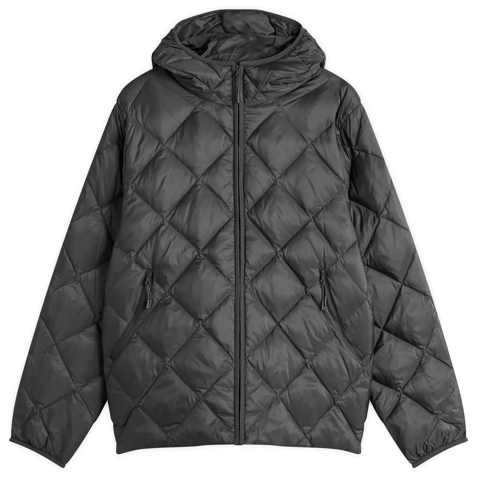 Hiking Patrol Men's Base LT Down Hooded Jacket Charcoal Black
