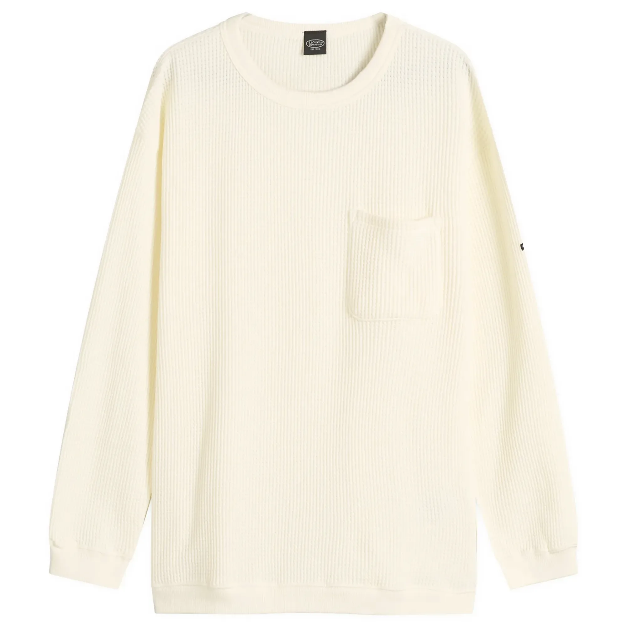 Manastash Men's Heavy Snug Thermal Long Sleeve T-Shirt White