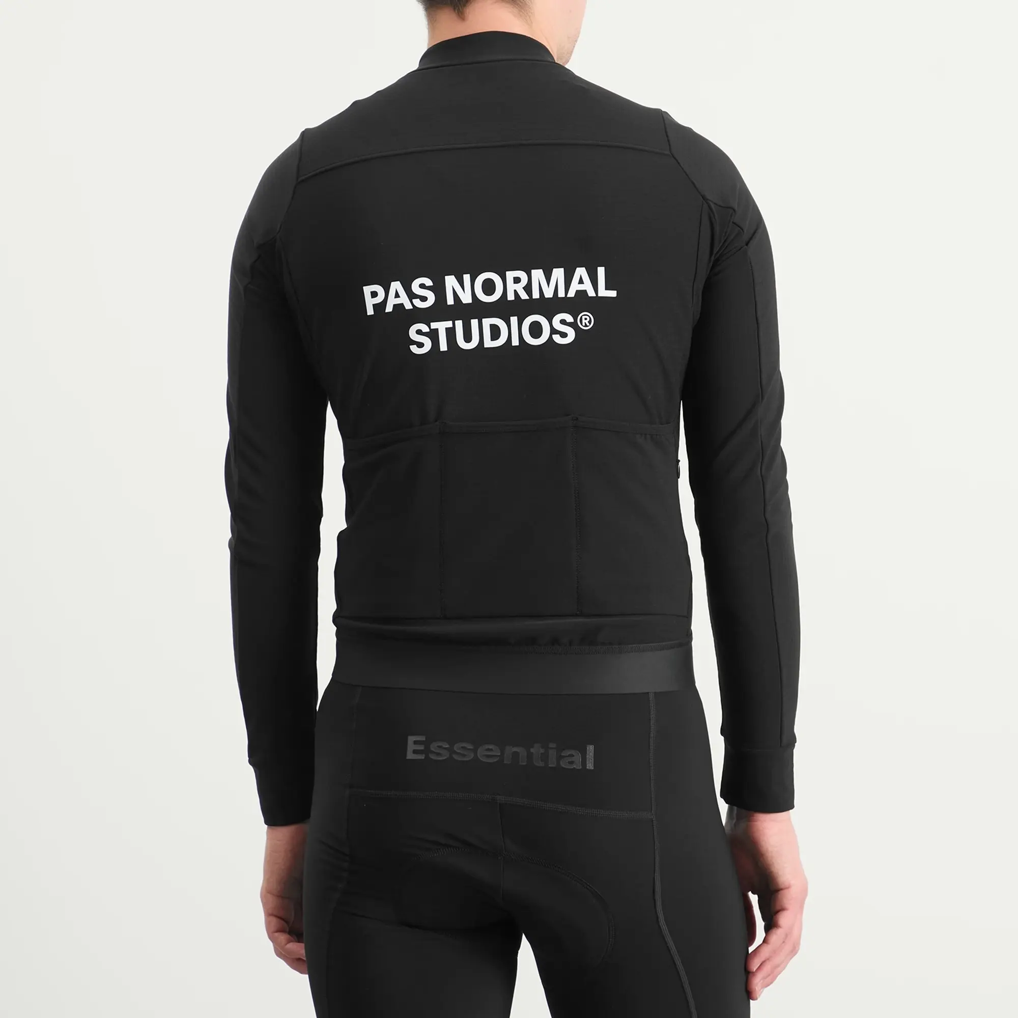 Pas Normal Studios Men's Essential Long Sleeve Jersey Black