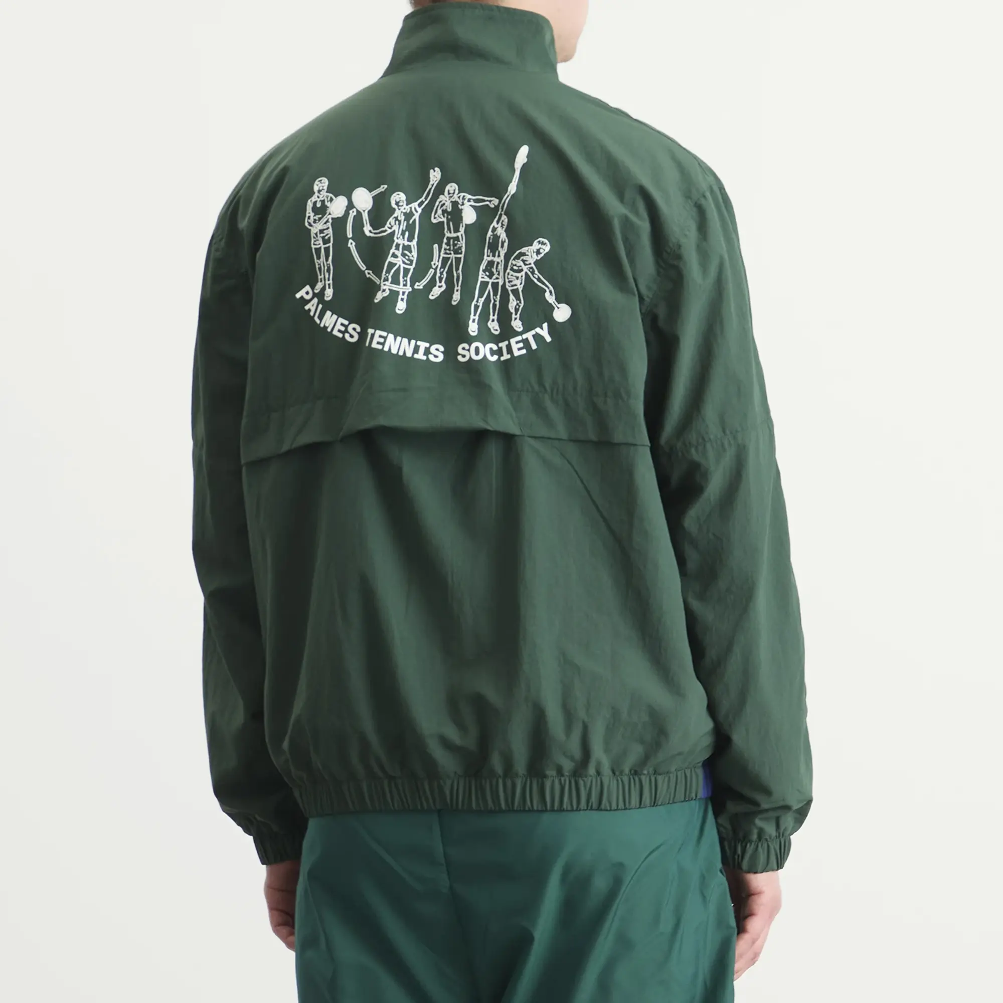 Palmes Men's Practice Track Jacket Dark Green