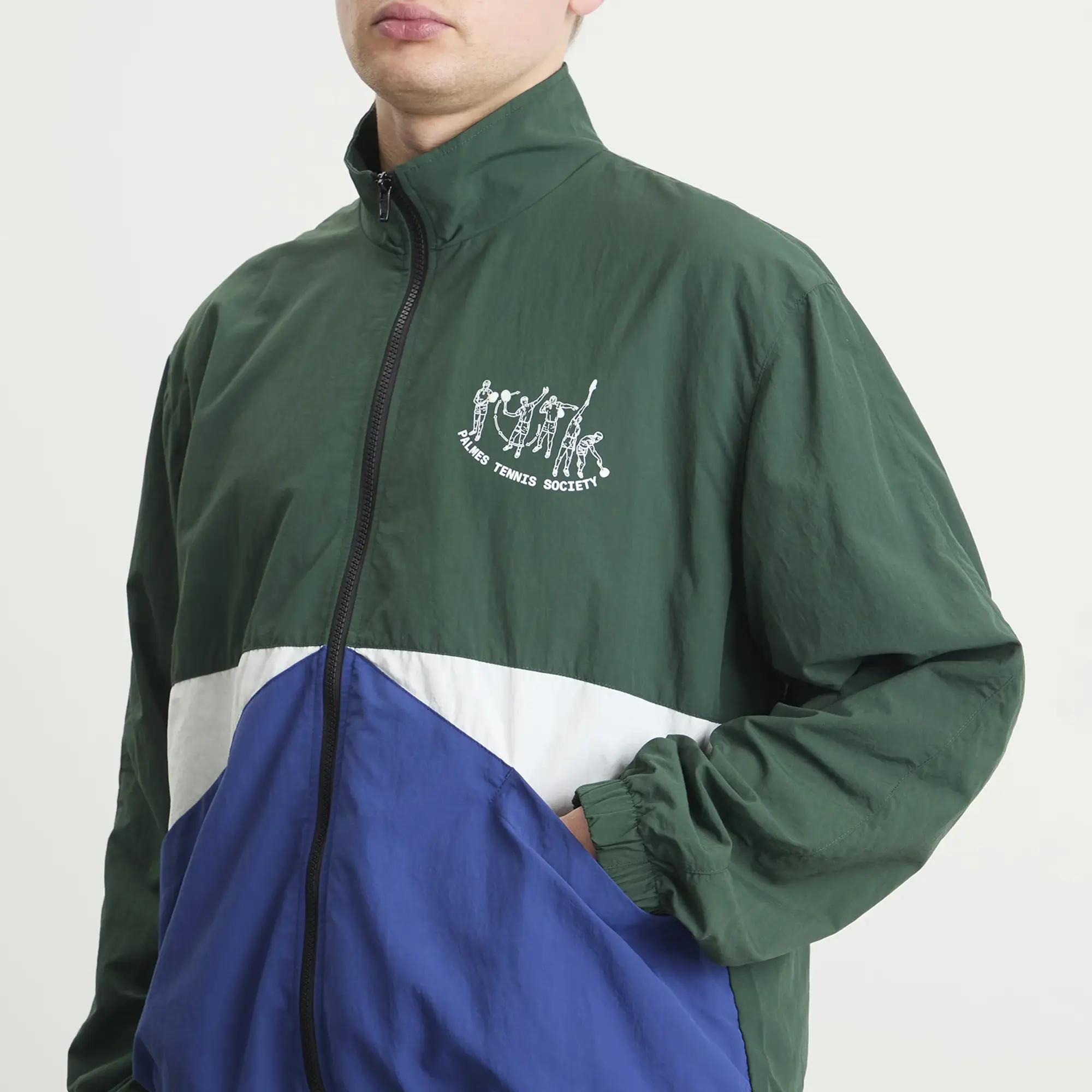Palmes Men's Practice Track Jacket Dark Green
