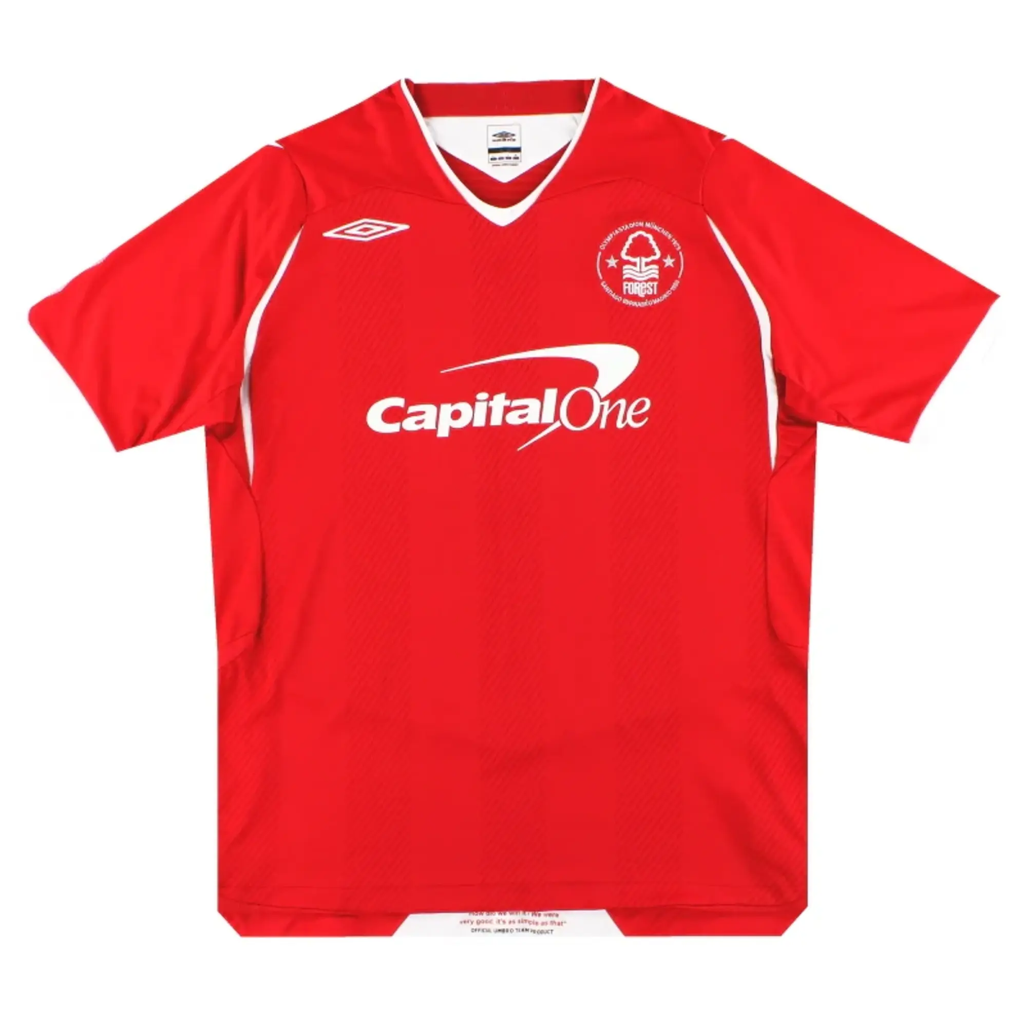 2008-09 Nottingham Forest Umbro Home Shirt XL - Nottingham Forest / Excellent 