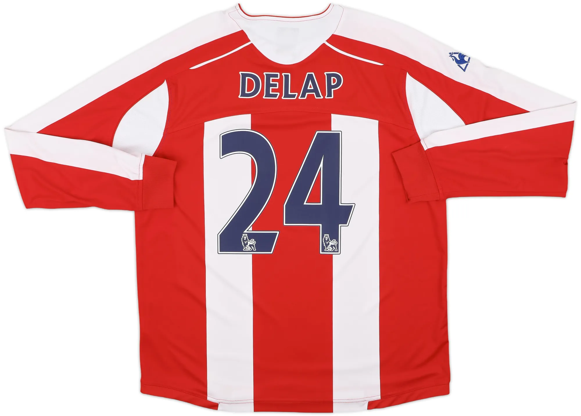 LeCoqSportif Stoke City Mens LS Home Shirt 2008/09