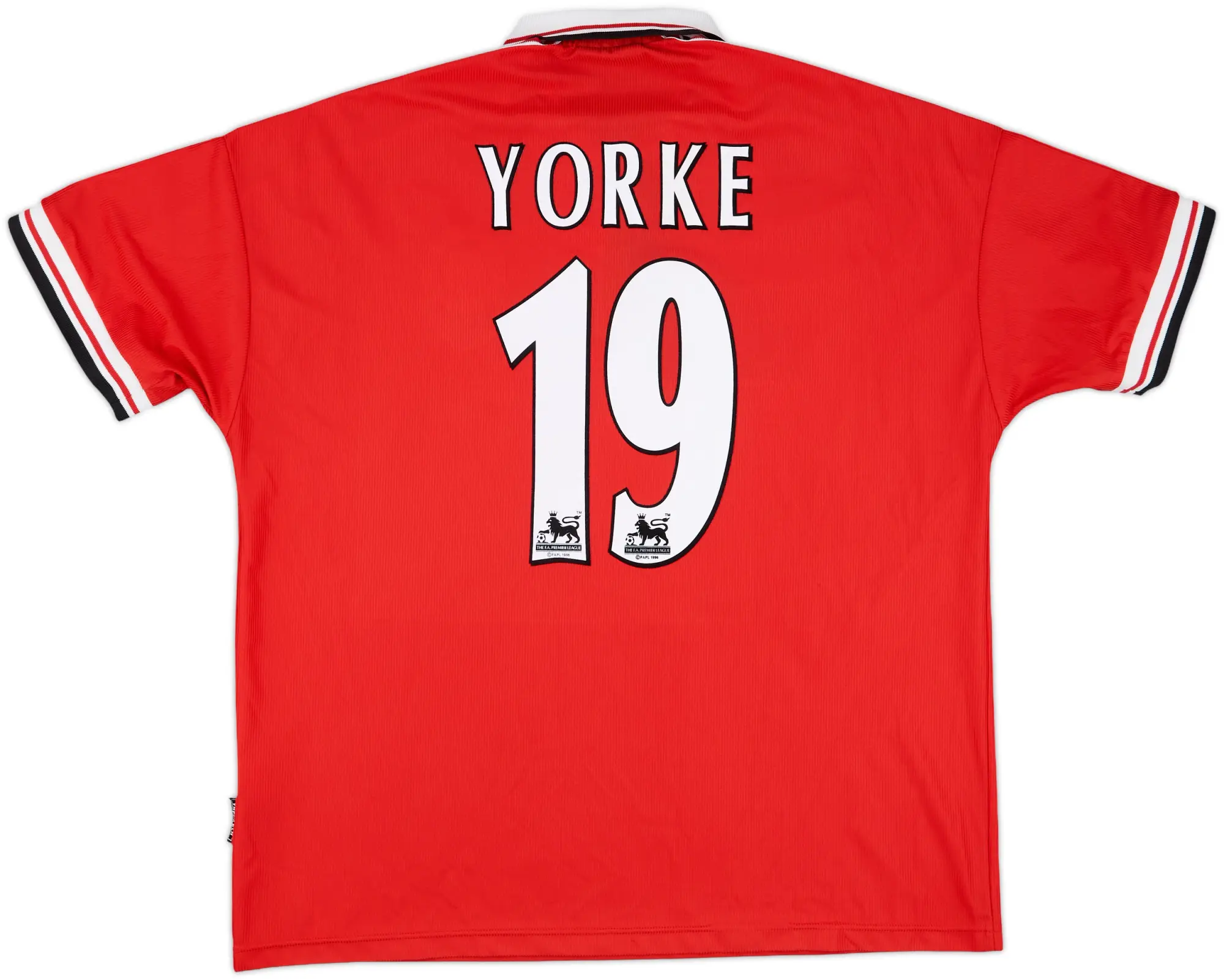 1998-00 Manchester United Home Shirt Yorke #19 - 8/10 - (XXL)