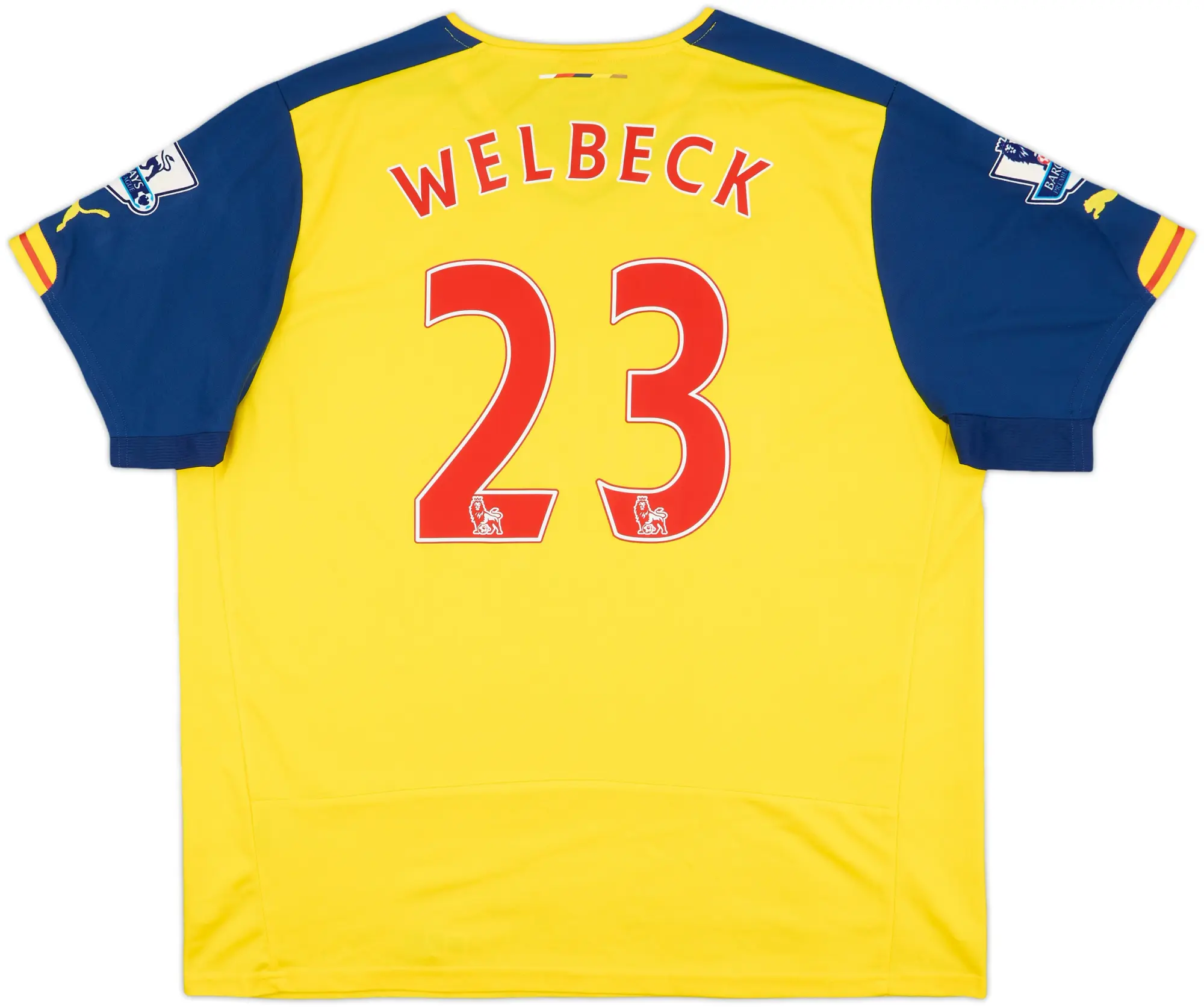 2014-15 Arsenal Away Shirt Welbeck #23 - 9/10 - (XXL)