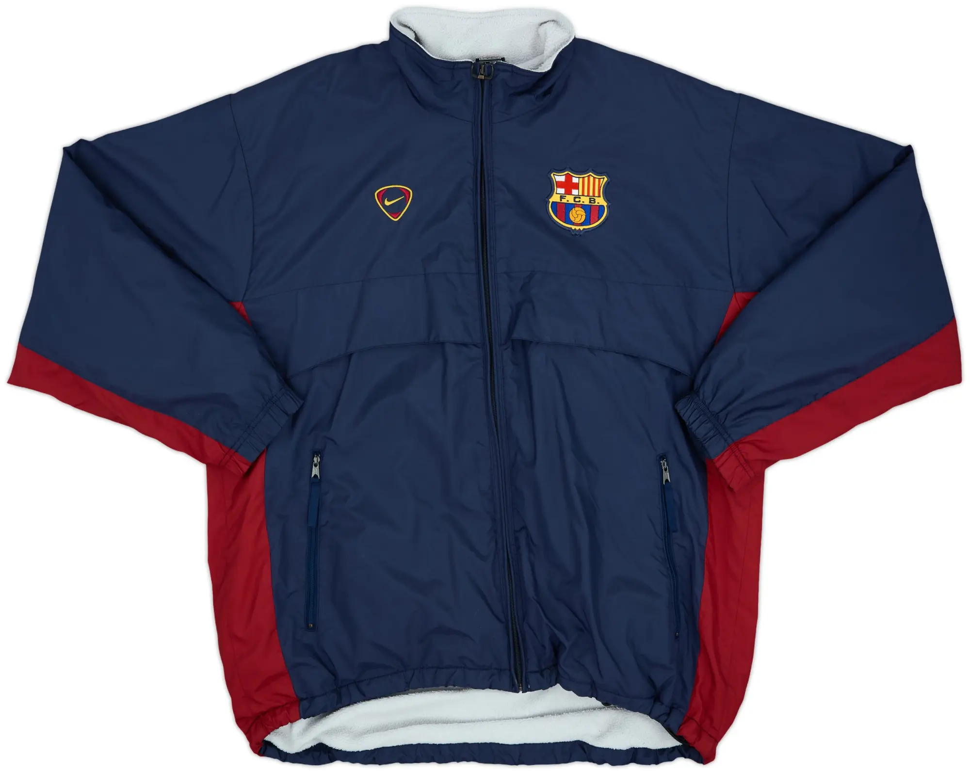2000-01 Barcelona Nike Padded Bench Coat - 9/10 - (L)