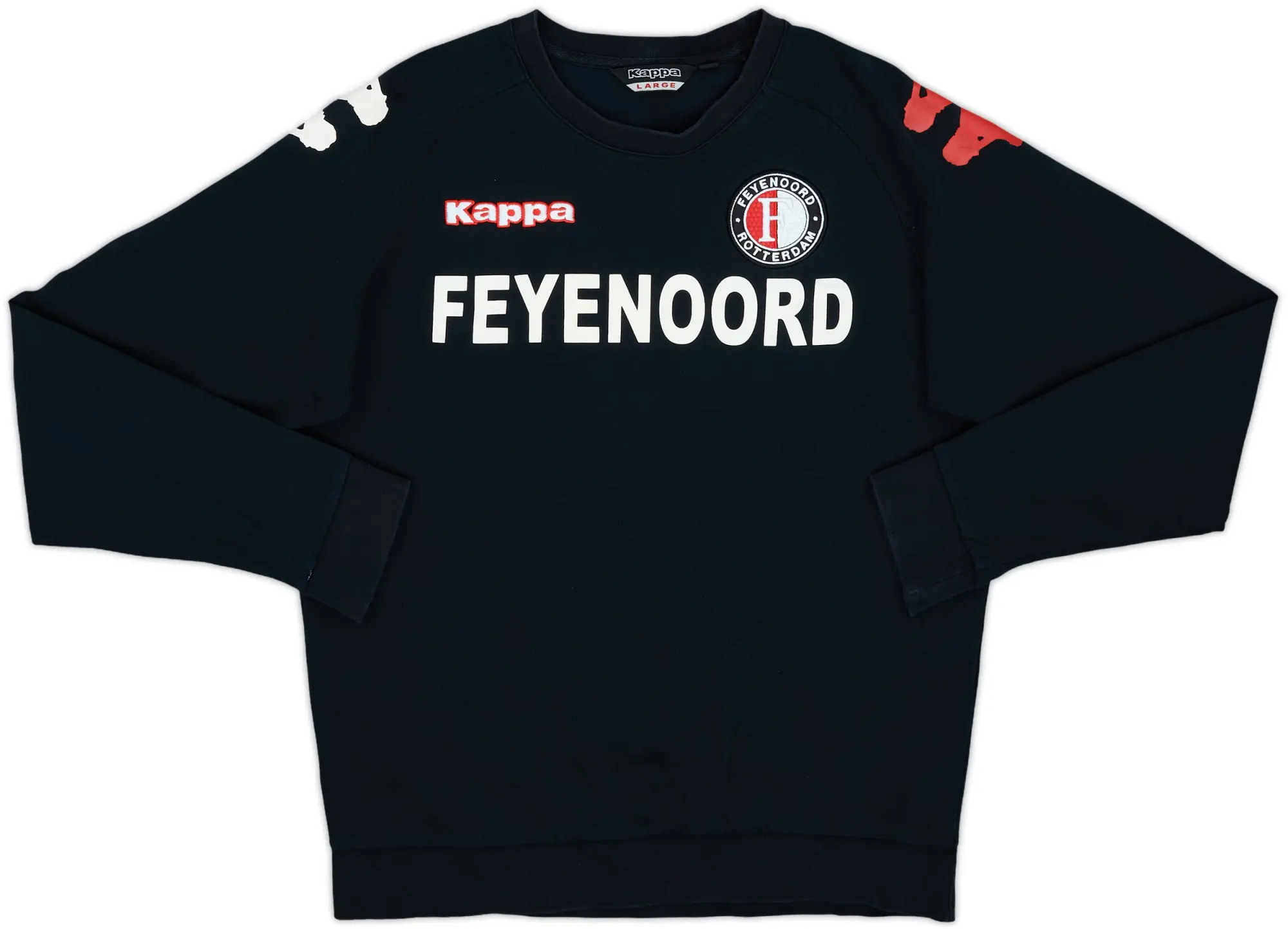 2005-06 Feyenoord Kappa Sweat Top - 9/10 - (L.Boys)