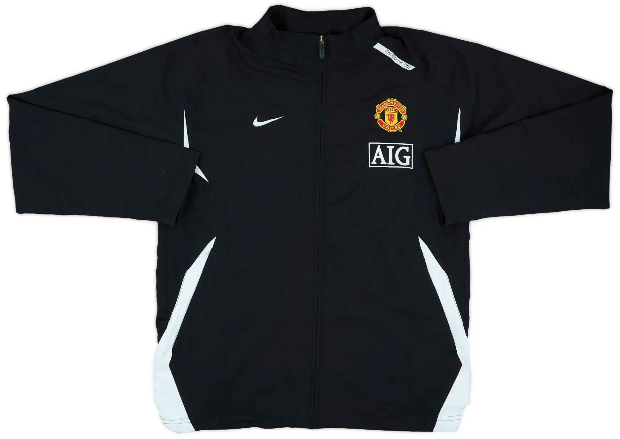 2007-08 Manchester United Nike Track Jacket - 10/10 - (L)
