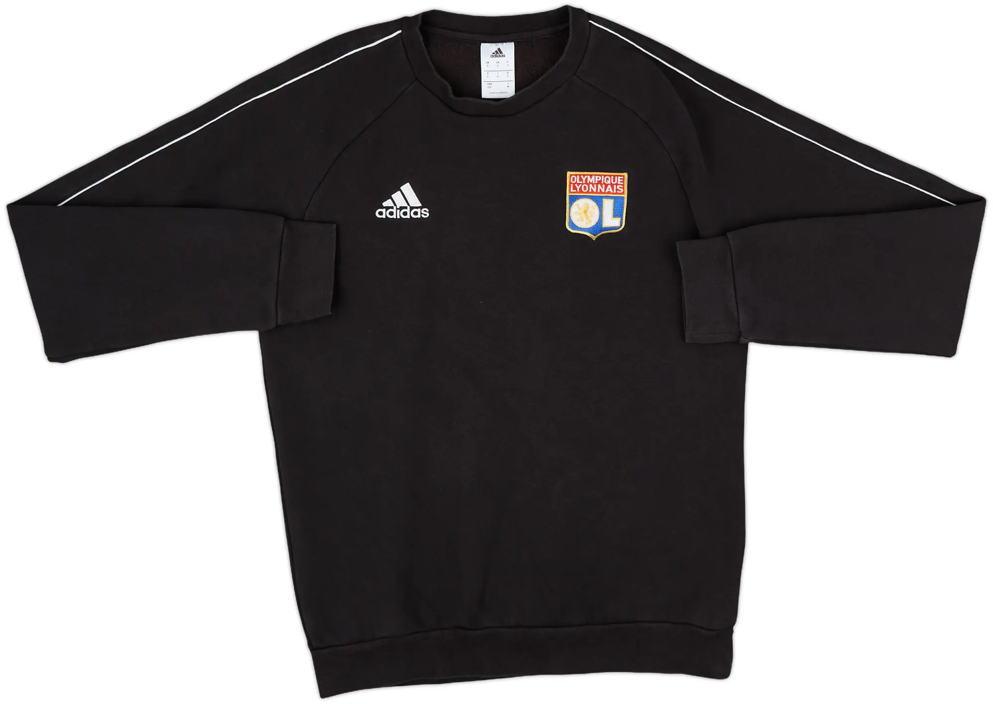 2018-19 Lyon adidas Sweat Top - 9/10 - (S)