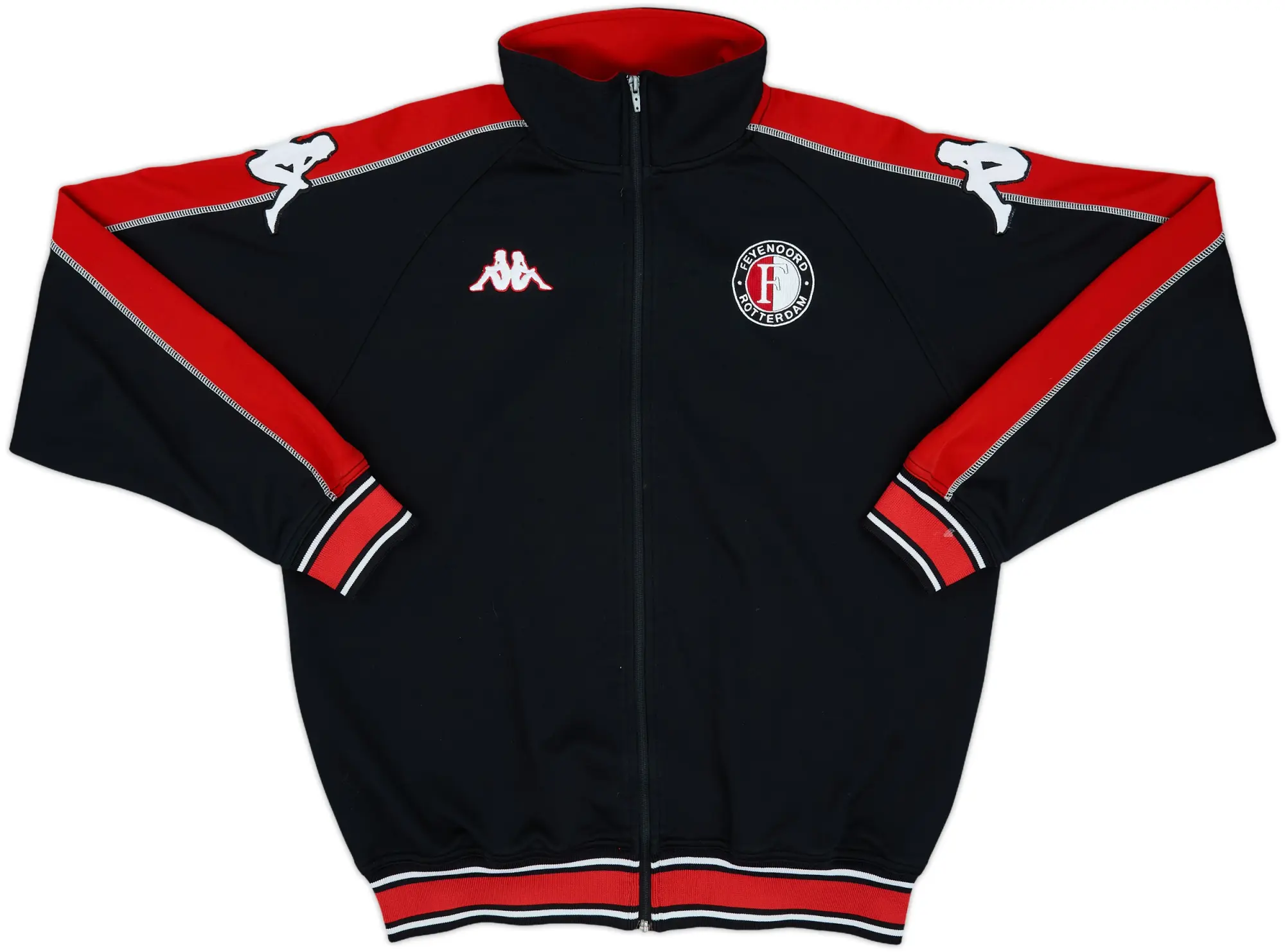 2000-01 Feyenoord Kappa Track Jacket - 9/10 - (L)