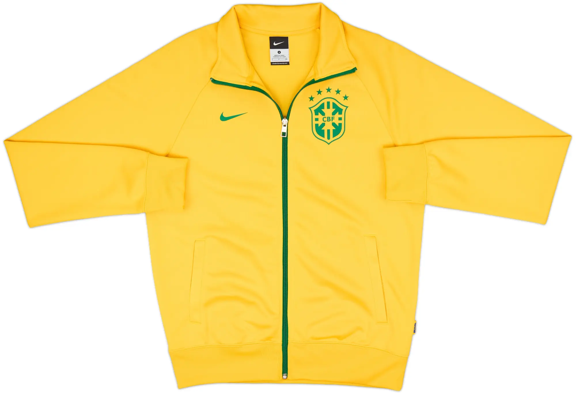 2014-15 Brazil Nike Track Jacket - 10/10 - (S)