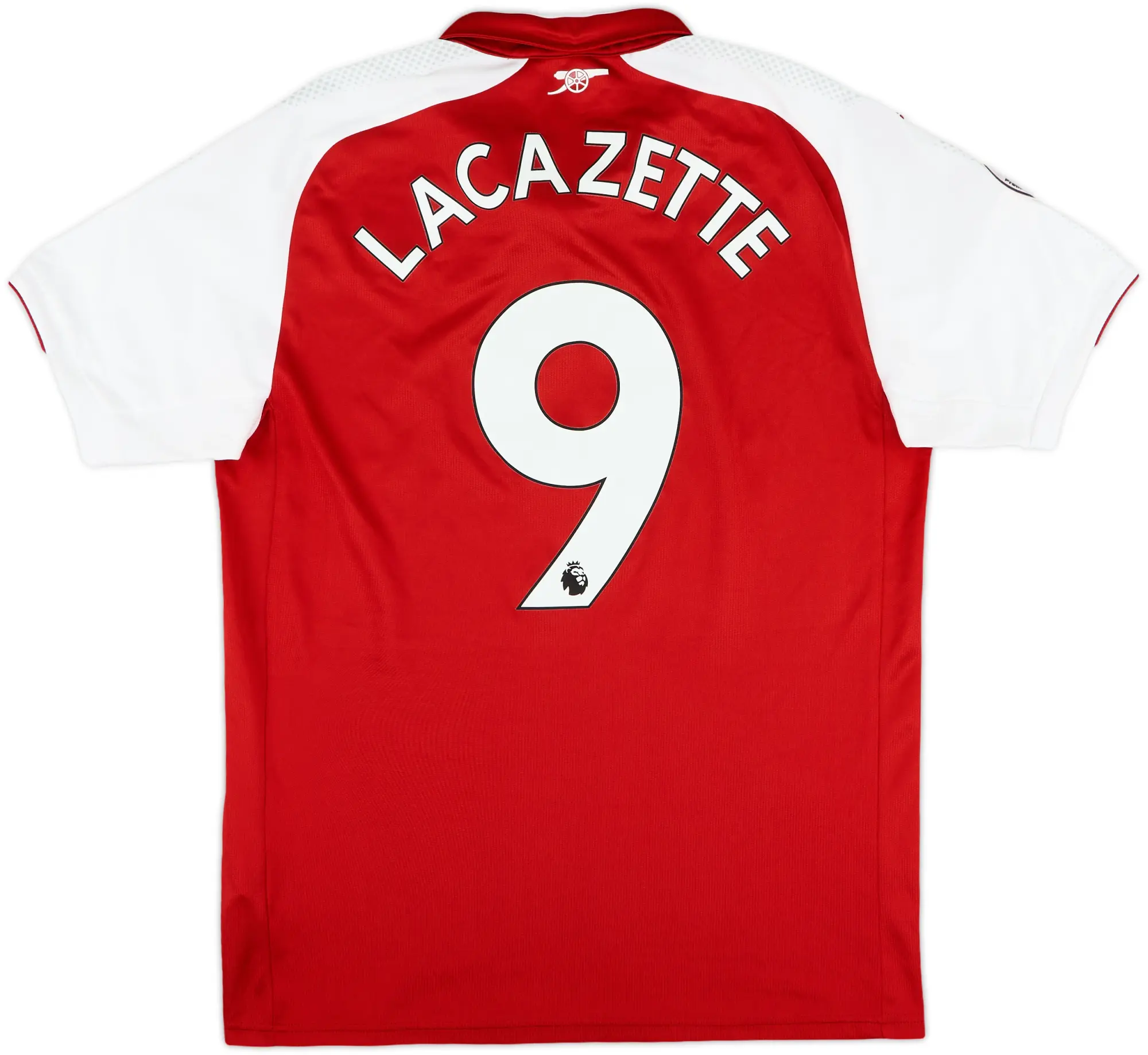 2017-18 Arsenal Home Shirt Lacazette #9 - 9/10 - (M)