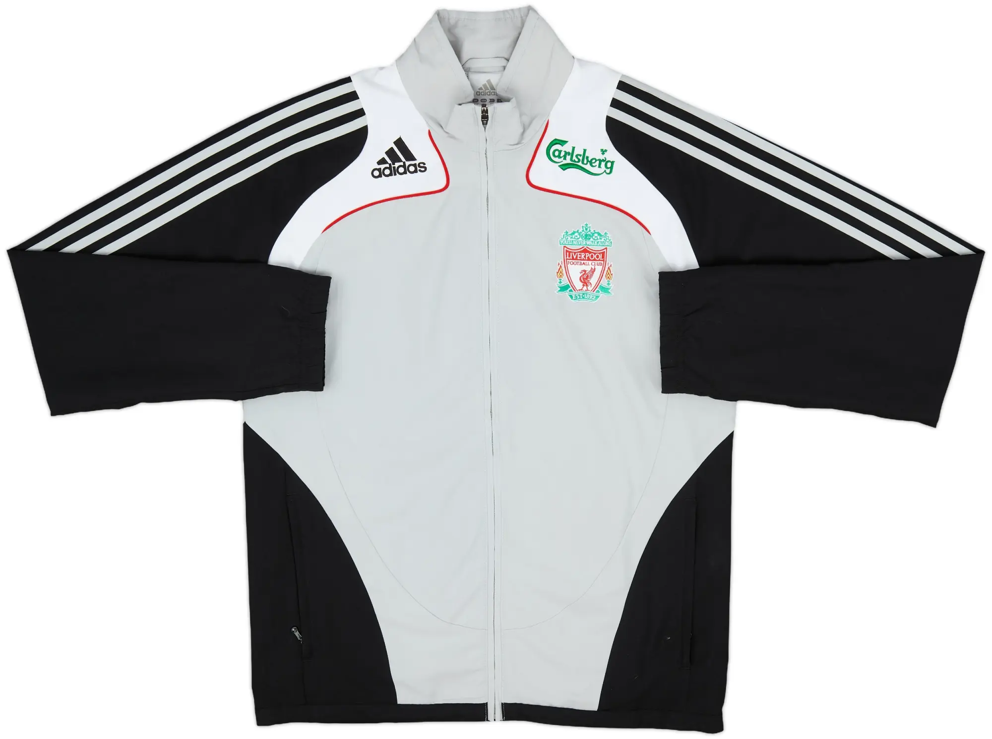2008-09 Liverpool adidas Track Jacket - 8/10 - (S)