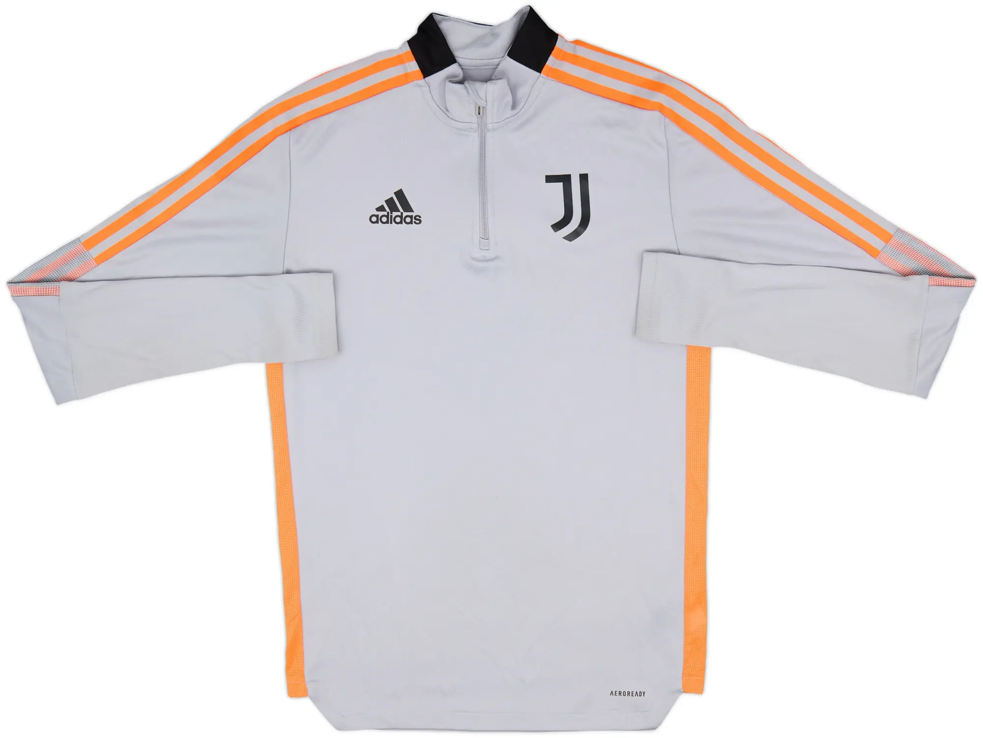 2021-22 Juventus adidas 1/4 Zip Sweat Top - 9/10 - (S)