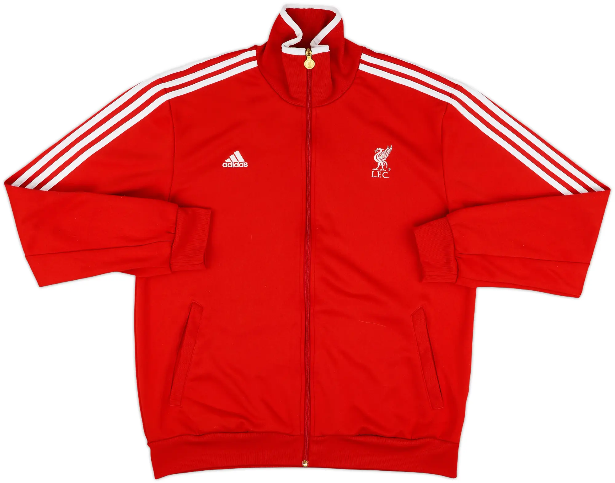 2010-11 Liverpool adidas Track Jacket - 9/10 - (L)