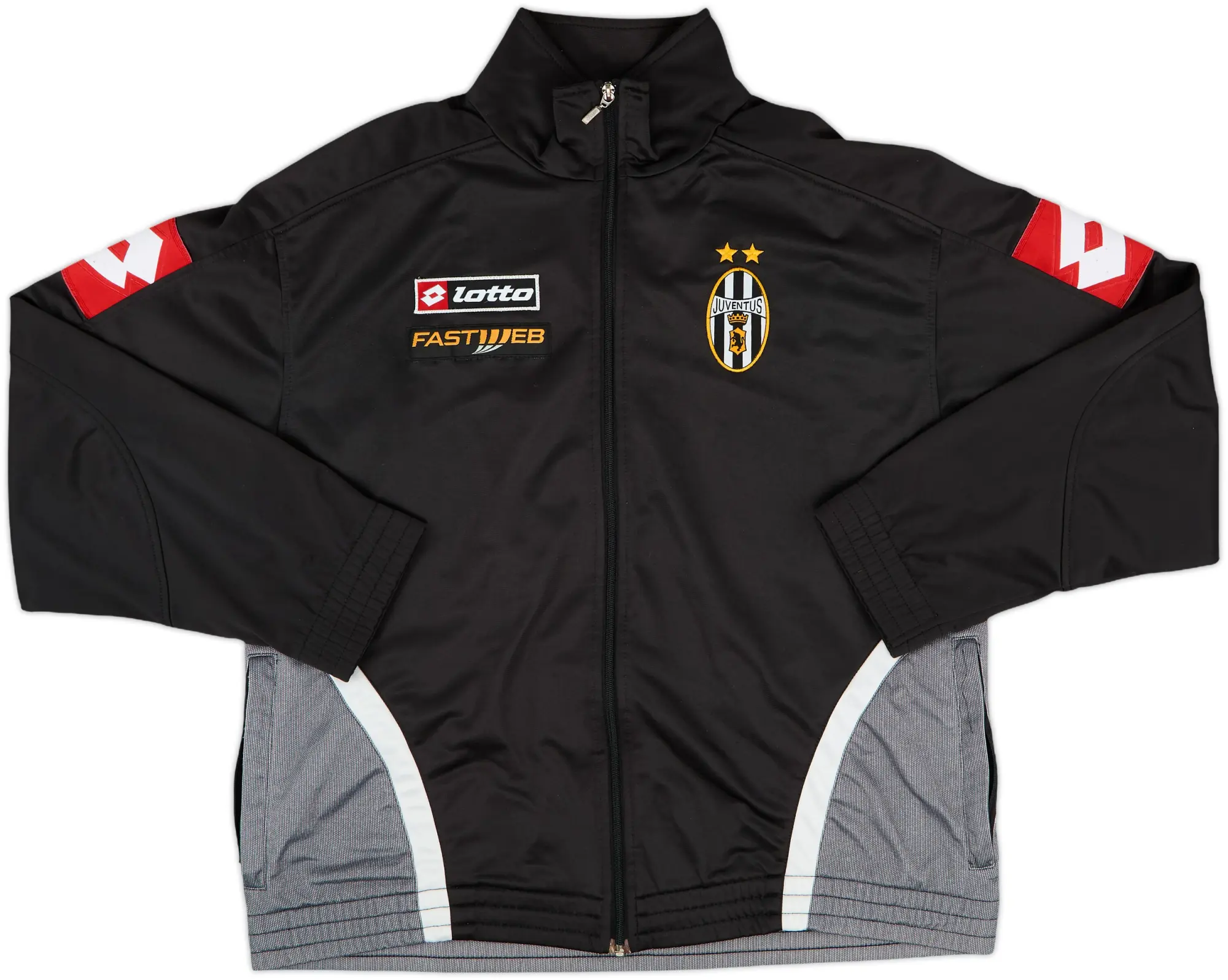 2001-02 Juventus Lotto Track Jacket - 9/10 - (L)